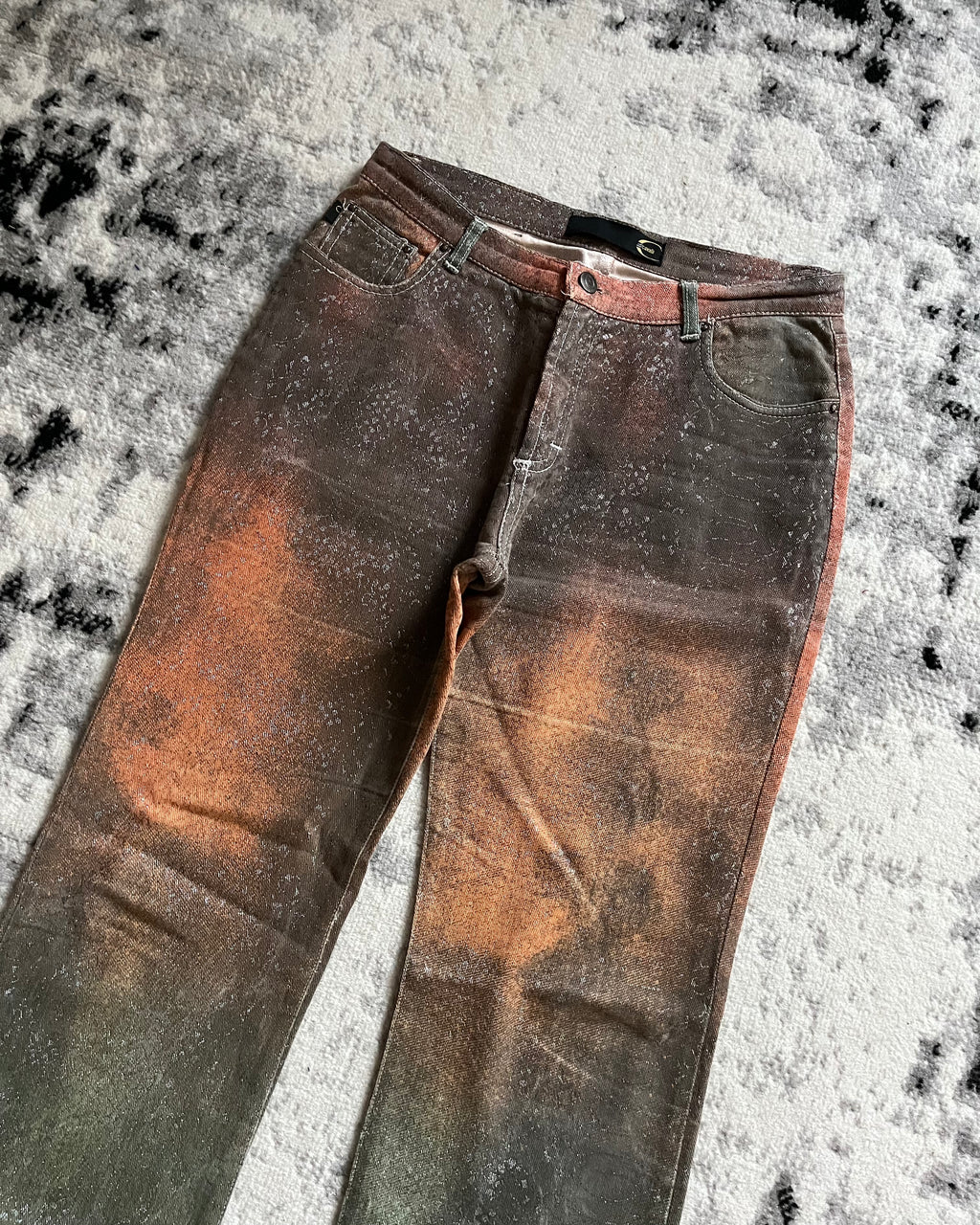 2000s Cavalli Seductive Ombre Multicolored Pants