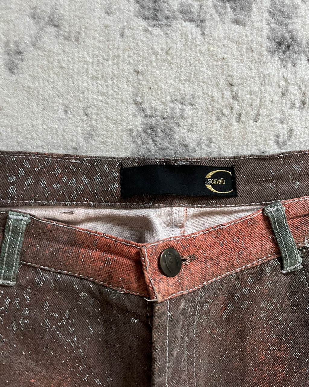 2000s Cavalli Seductive Ombre Multicolored Pants