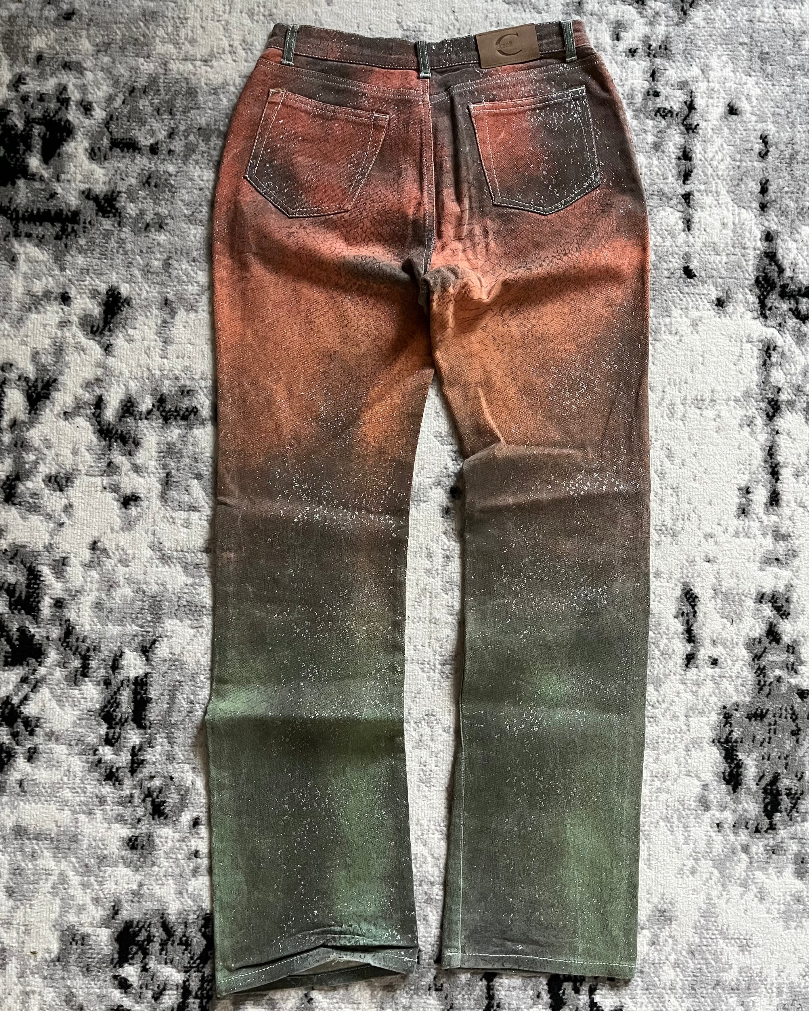 2000s Cavalli Seductive Ombre Multicolored Pants