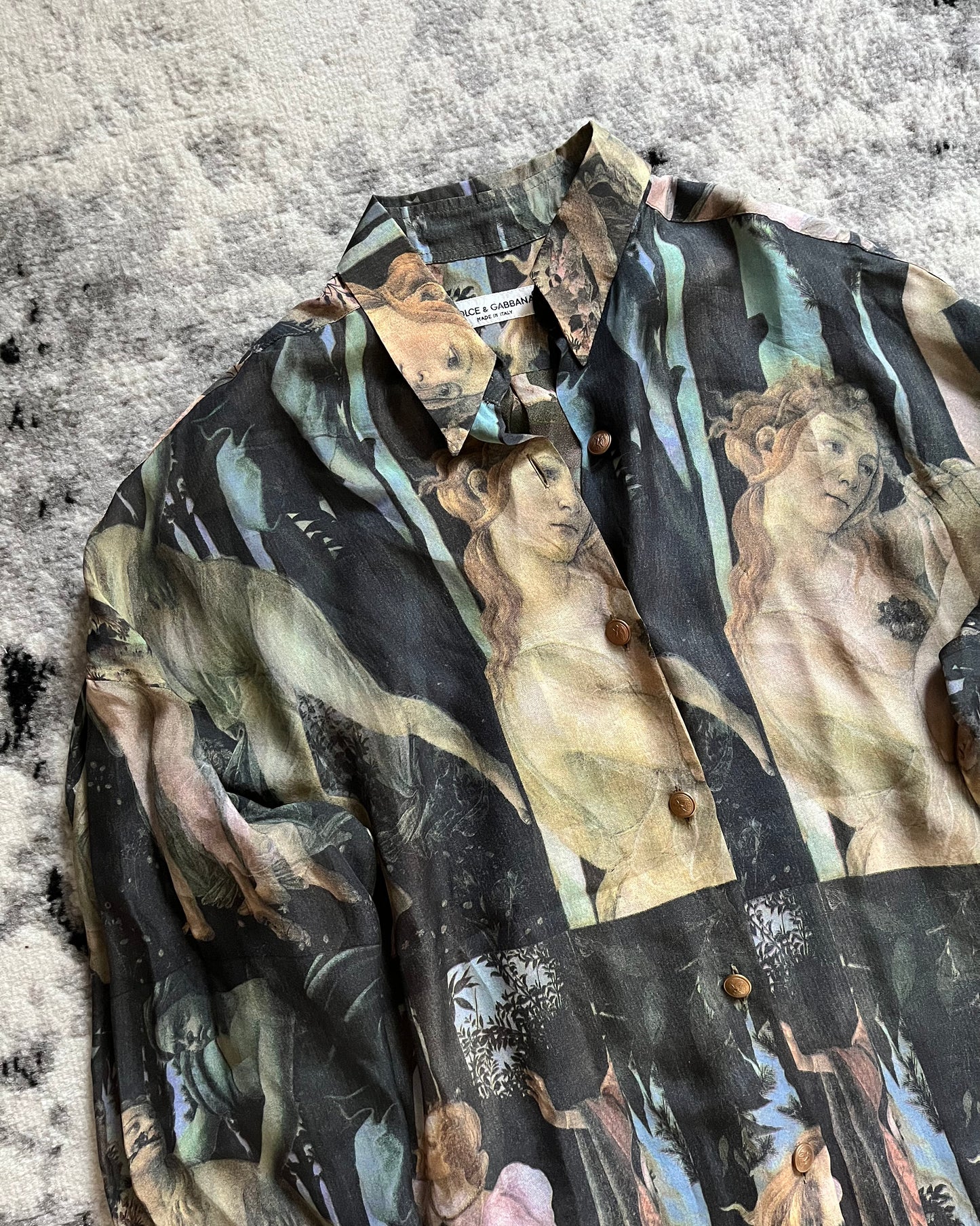 FW96 Dolce & Gabbana Renaissance Silk Shirt (XL)