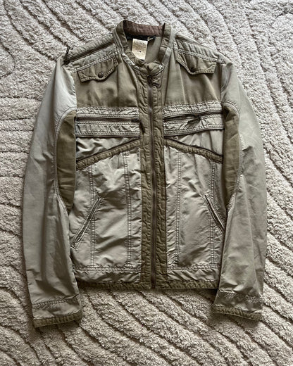 SS06 Just Cavalli Archive Path Biker Zip Jacket (M)