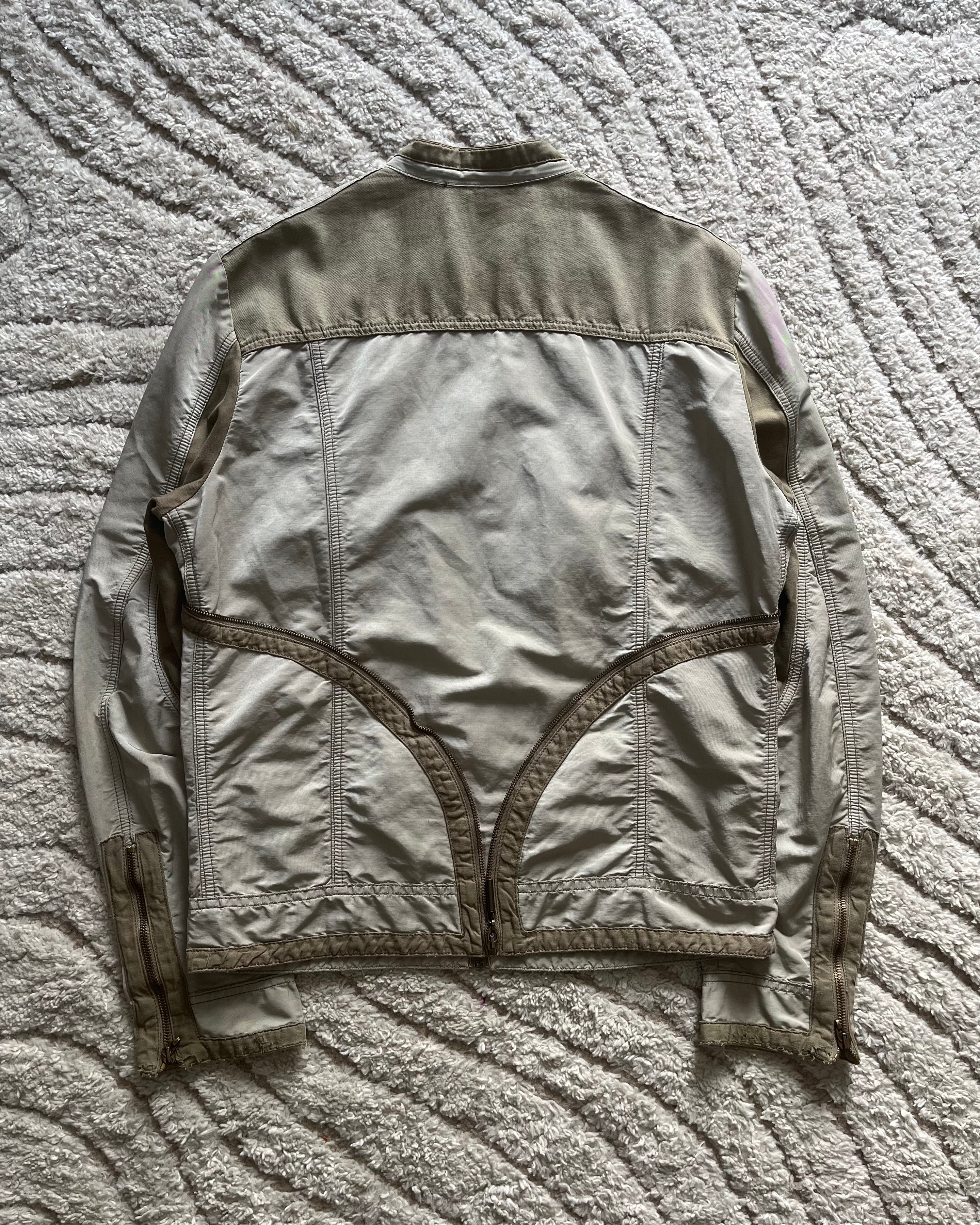 SS06 Just Cavalli Archive Path Biker Zip Jacket (M)