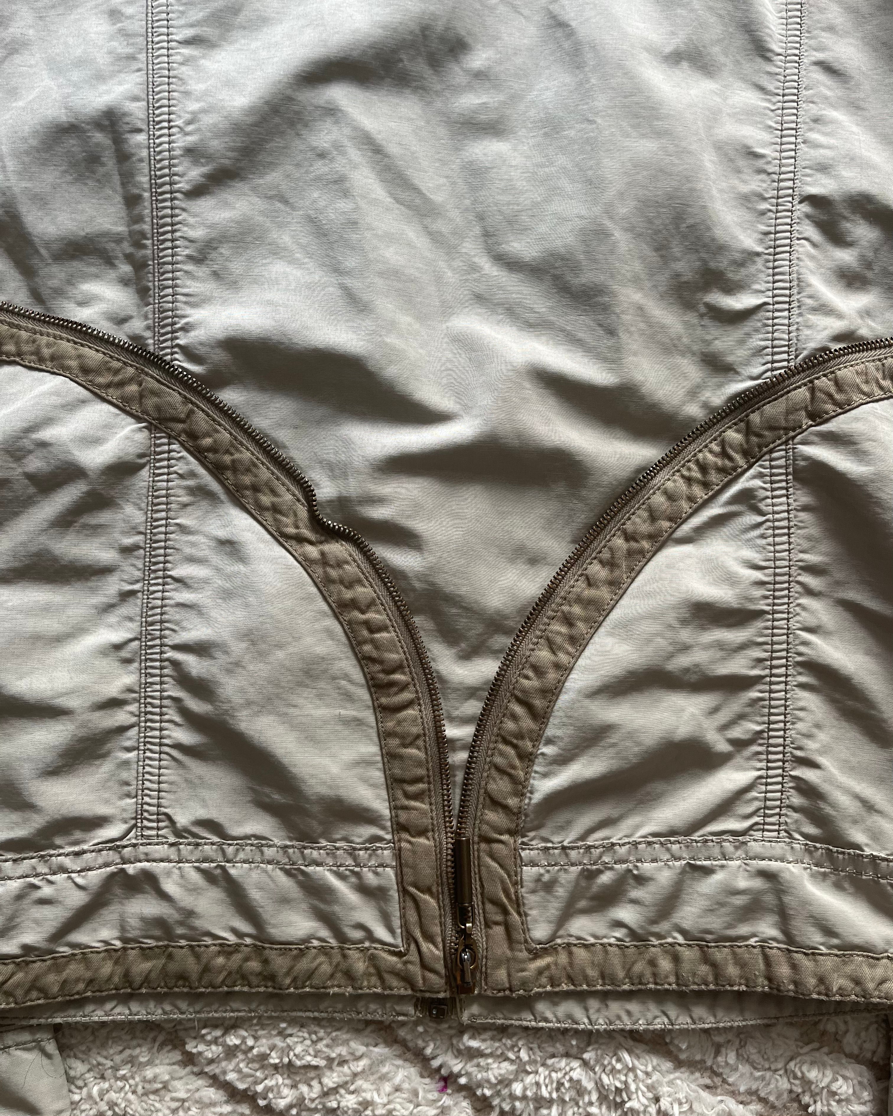 SS06 Just Cavalli Archive Path Biker Zip Jacket (M)