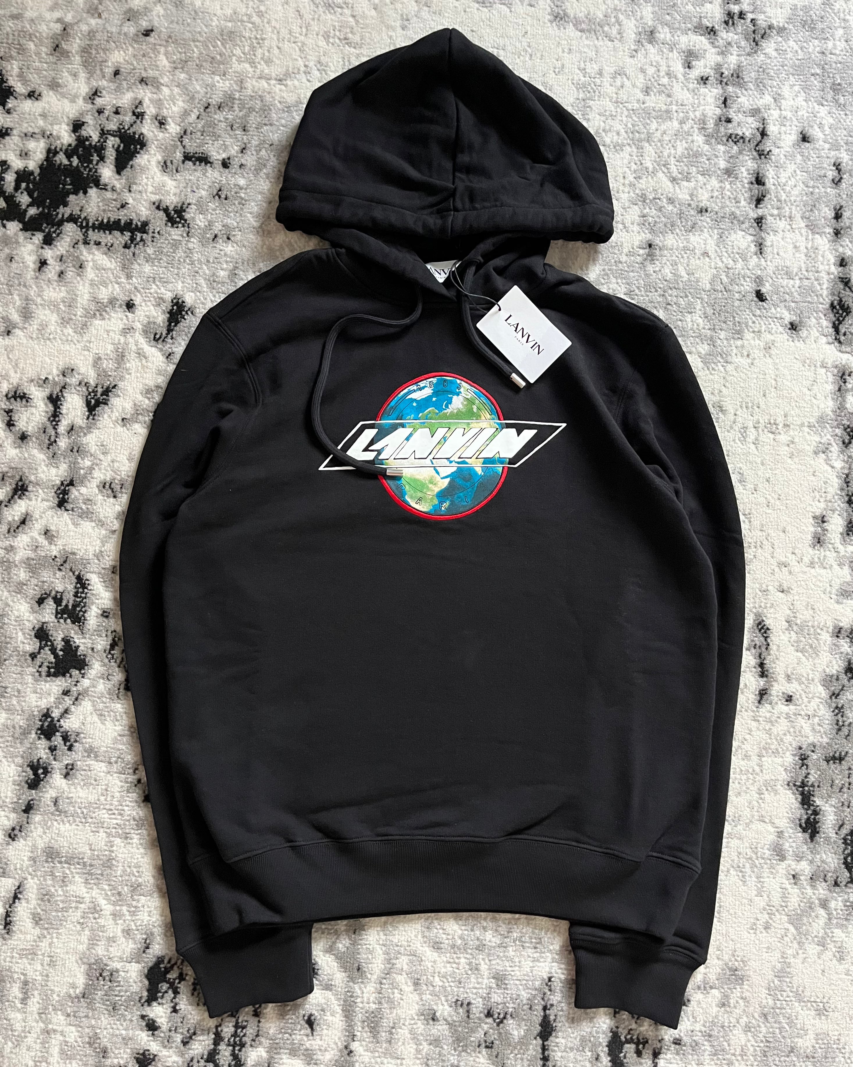 Lanvin Logo Printed Planet Hoodie
