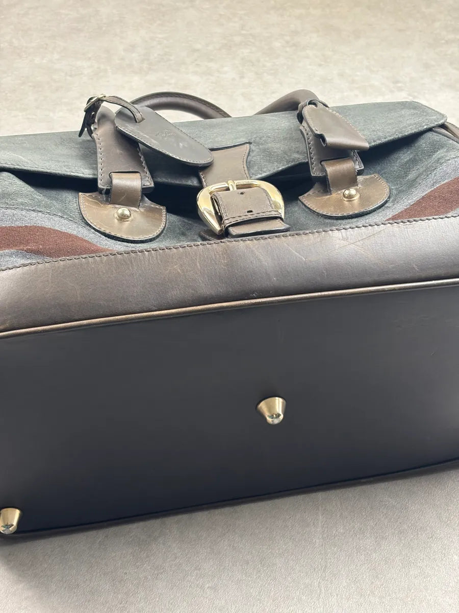 AW2011 Gucci Grey Wool Striped Handle Bag by Frida Giannini LSAJVXhS 16