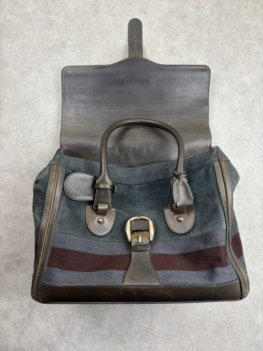 AW2011 Gucci Grey Wool Striped Handle Bag by Frida Giannini LSAJVXhS 7