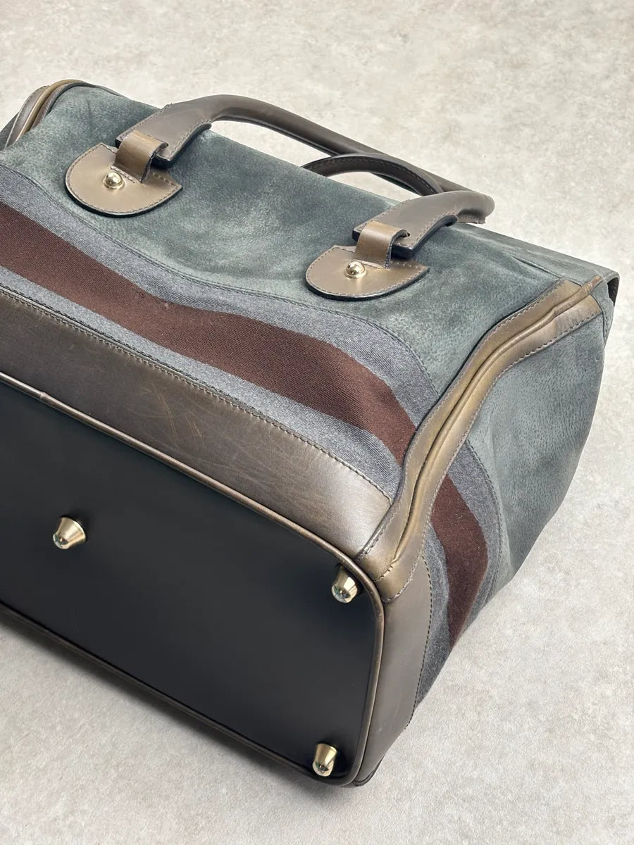 AW2011 Gucci Grey Wool Striped Handle Bag by Frida Giannini LSAJVXhS 9