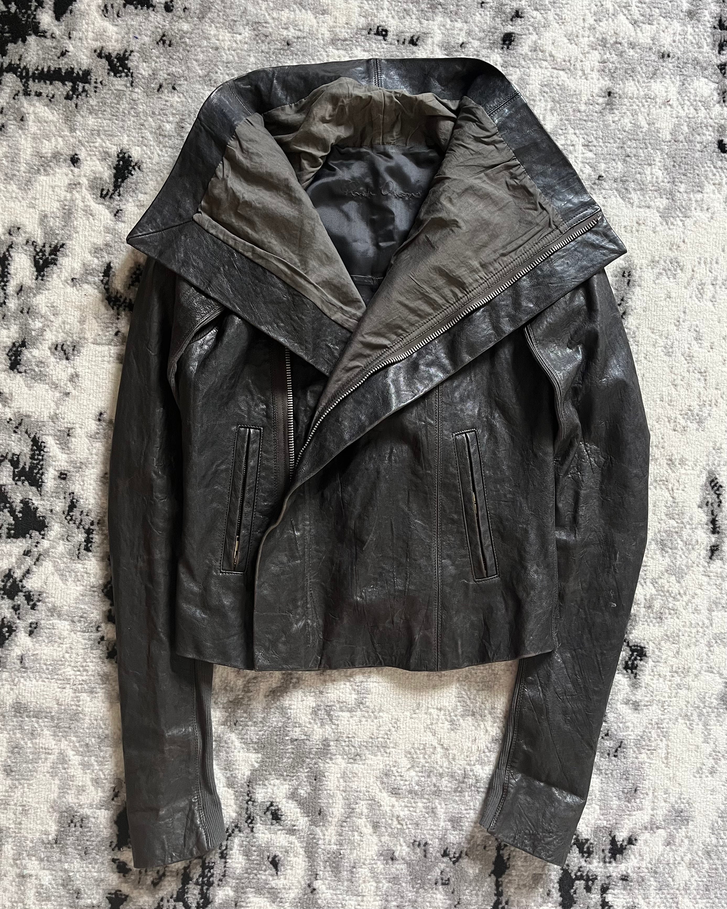 Rick Owens Archive Brut Leather Hybride Jacket (XS) – Dolce