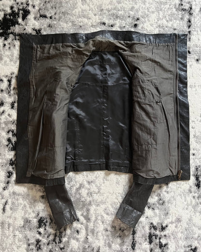 Rick Owens Archive Brut Leather Hybride Jacket (XS)