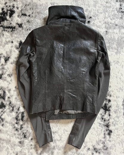 Rick Owens Archive Brut Leather Hybride Jacket (XS)