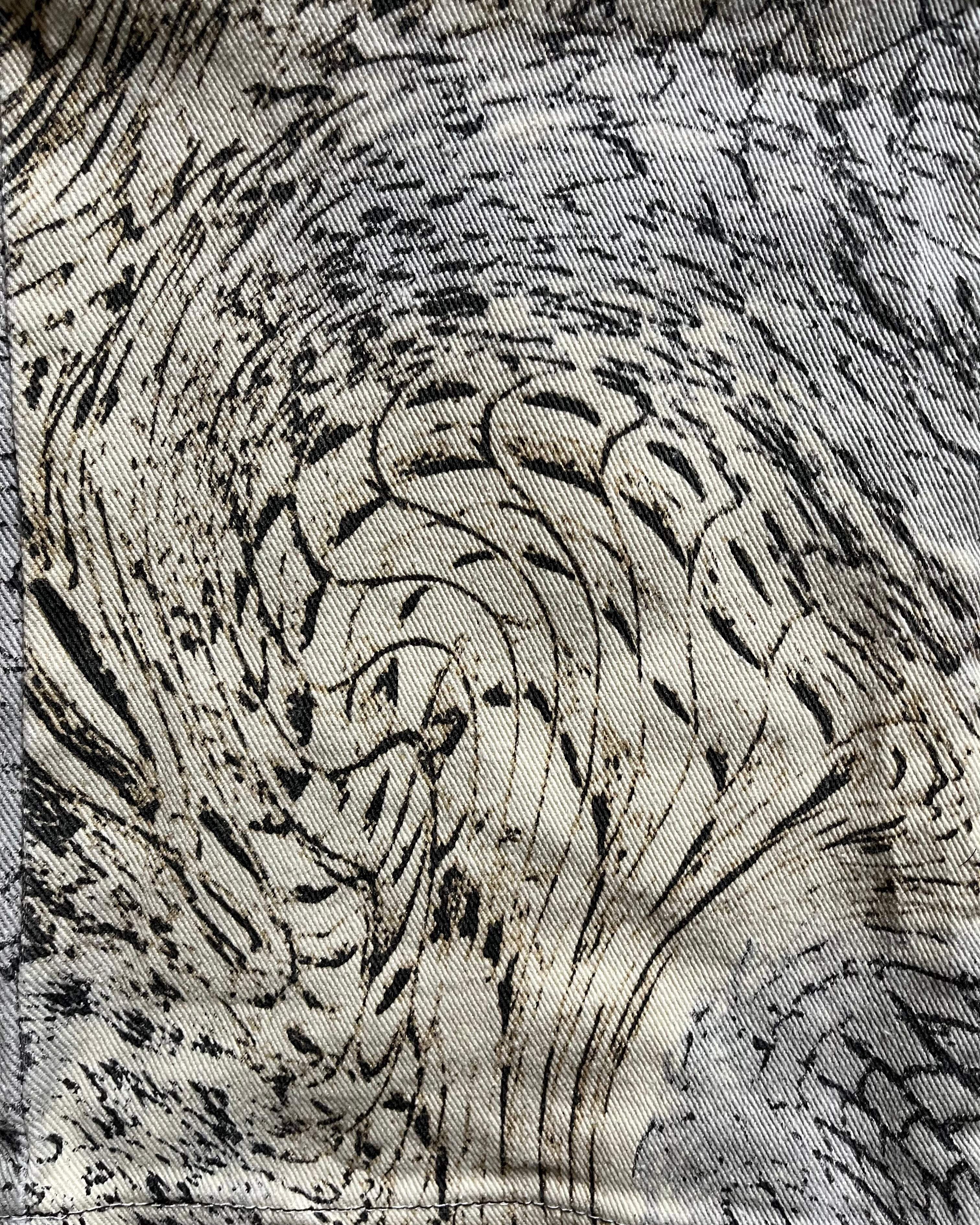 2002 Just Cavalli Natural Eroded Pants (S)