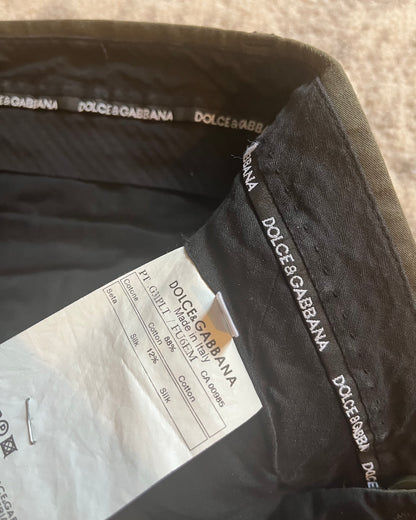 SS08 Dolce & Gabbana 25 Pockets Cargo Olive Pants (S)