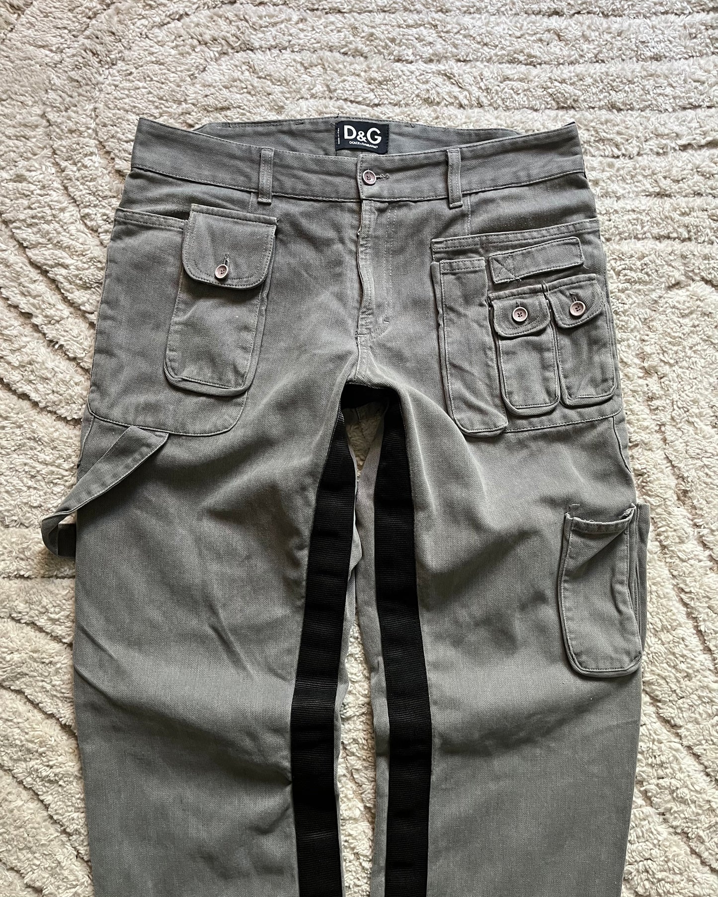 00 年代 Dolce &amp; Gabbana Defender 工装裤 (M/L) 