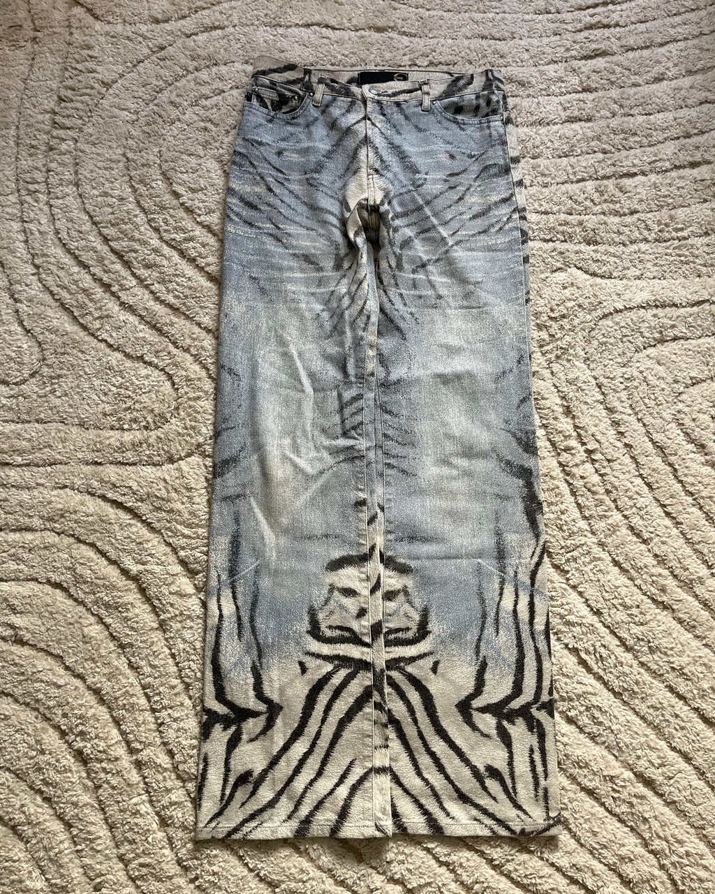 00s Just Cavalli ゼブラ サベージ パンツ (M) 