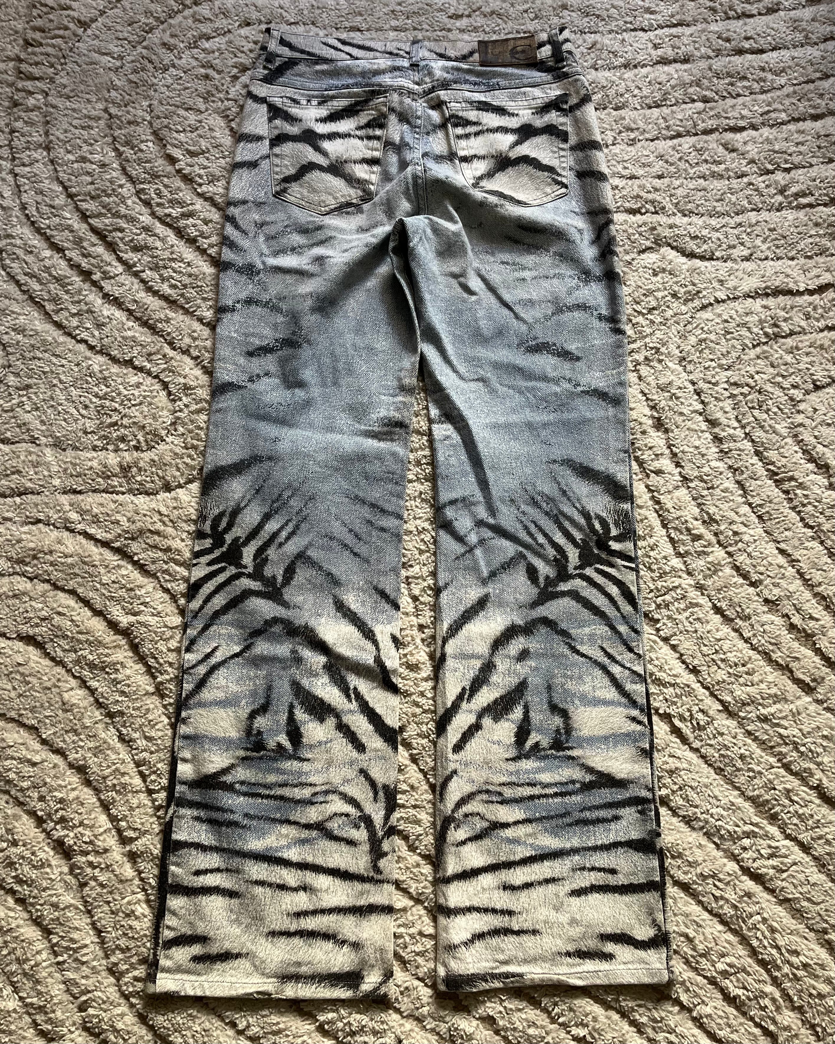 00s Just Cavalli ゼブラ サベージ パンツ (M) 