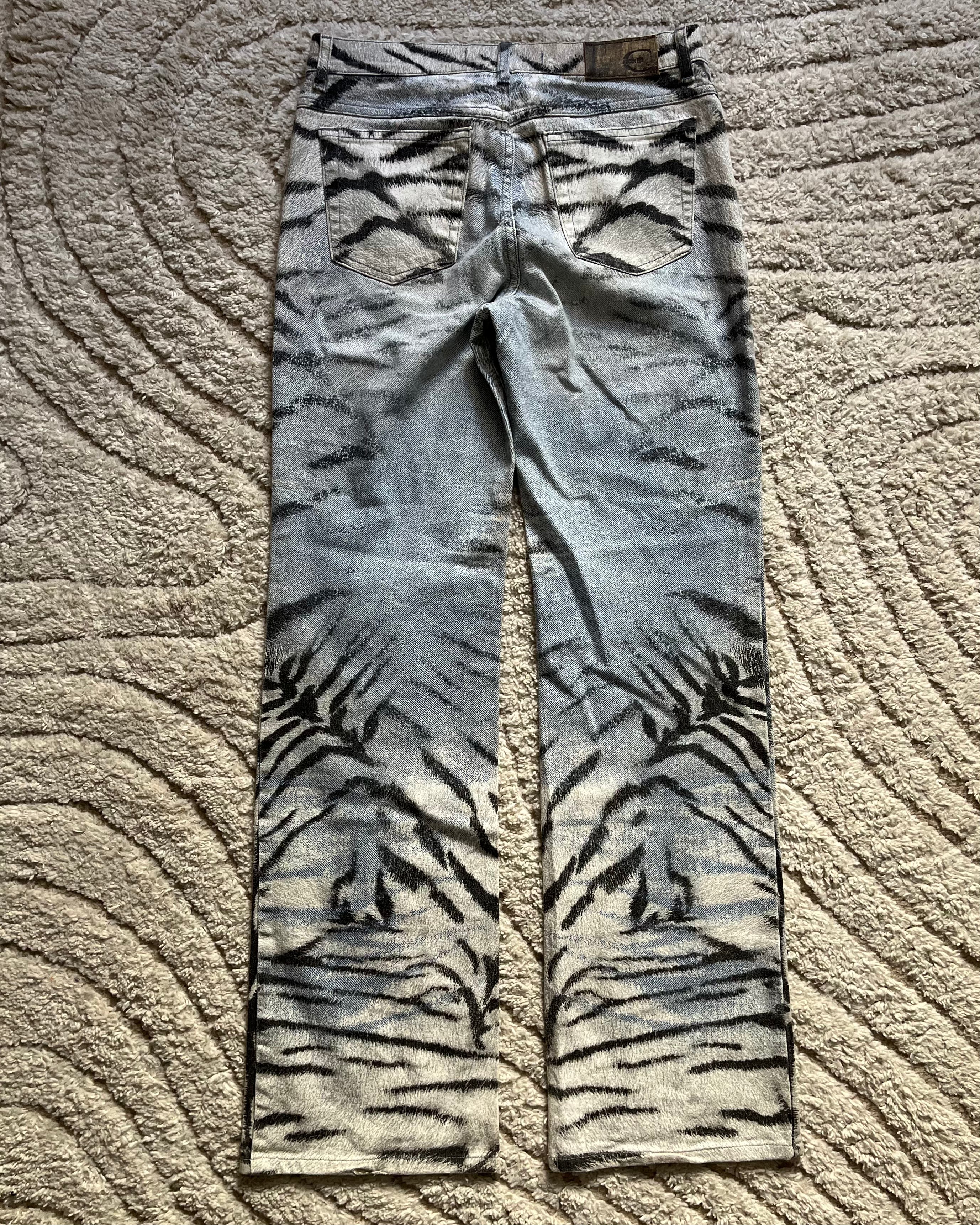 00s Just Cavalli ゼブラ サベージ パンツ (M) 