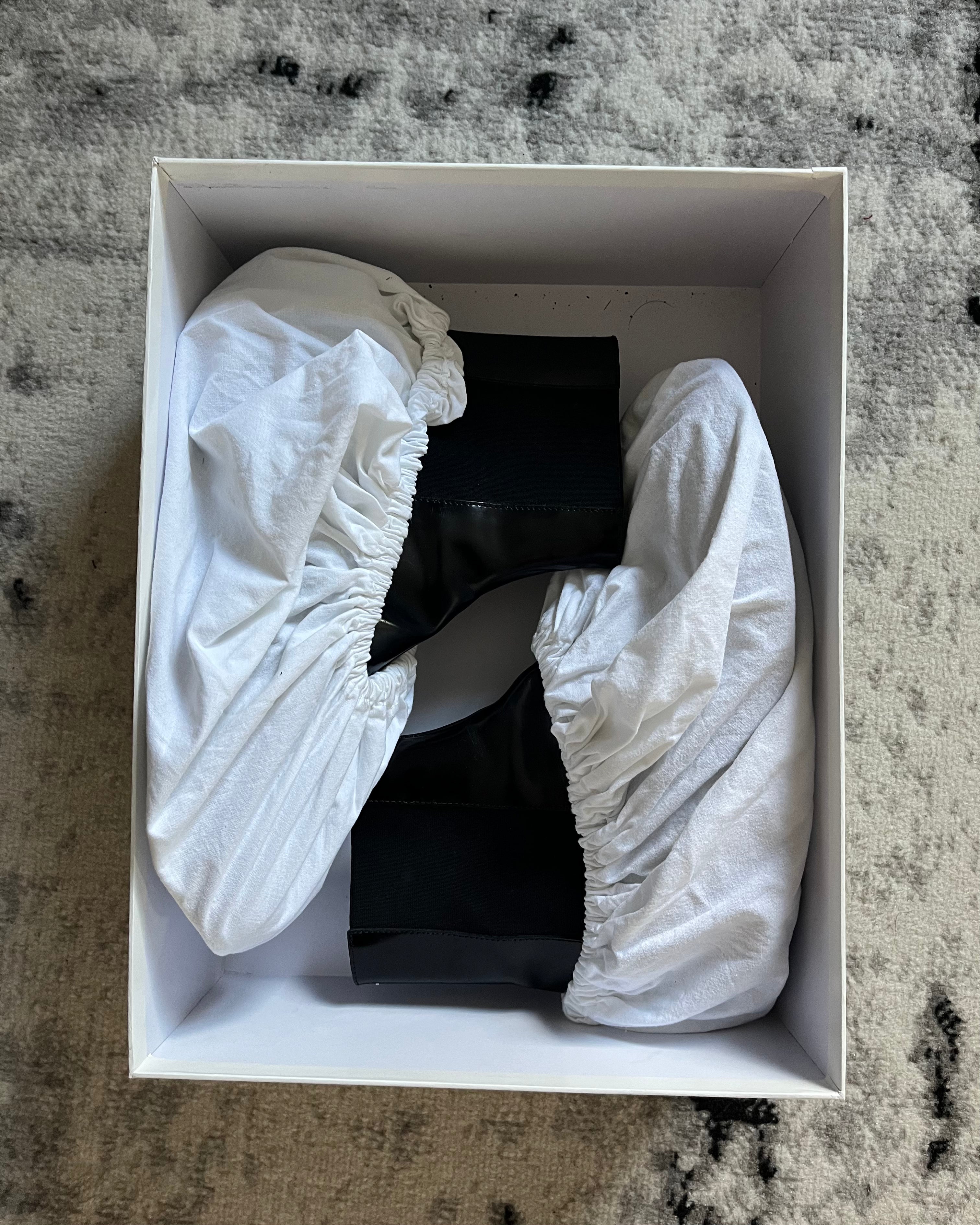 Maison Margiela Tabi High Leather Black (45eu/11us)