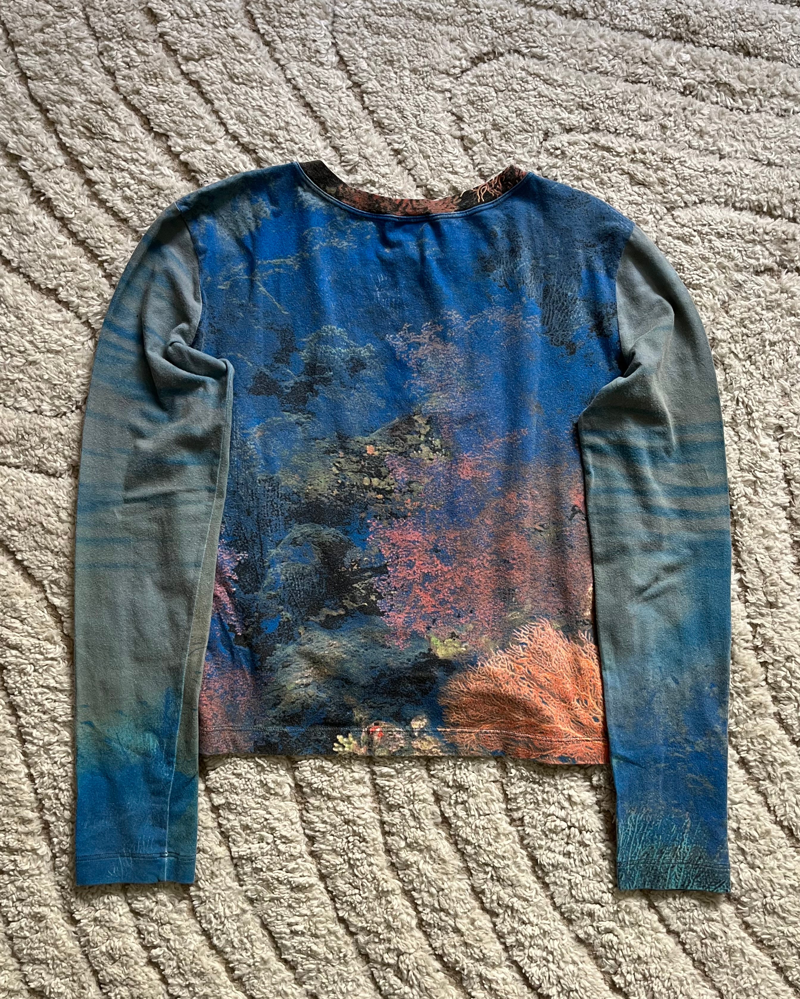 SS98 Cavalli 海洋珊瑚色上衣(S)