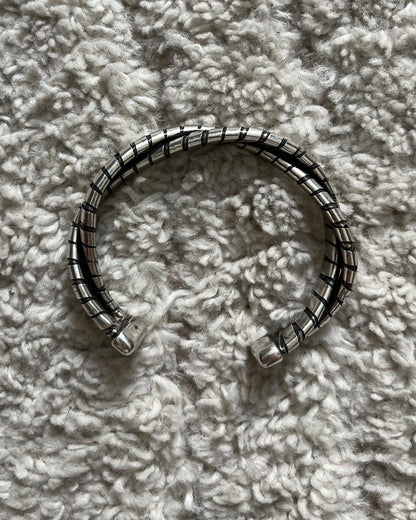 90s Armani Underground Twisted Silver Bracelet