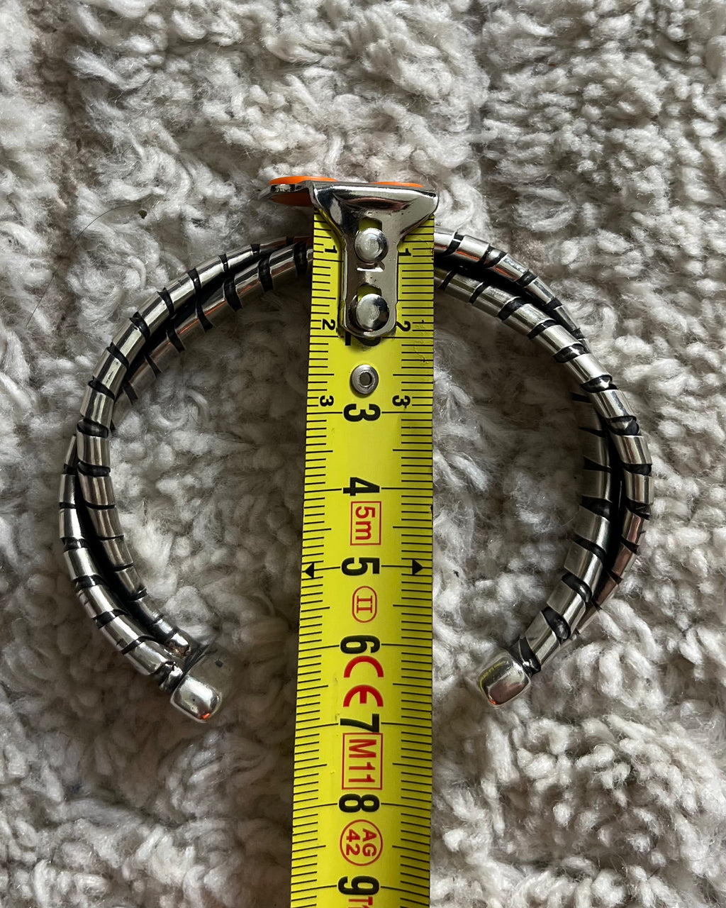 90 年代 アルマーニ アンダーグラウンド ツイスト シルバー ブレスレット