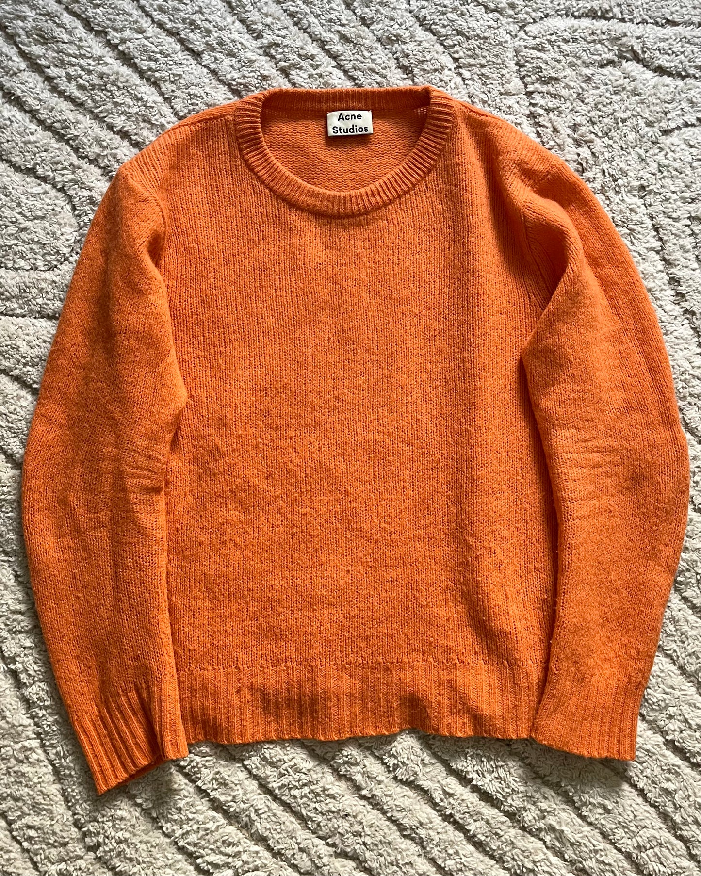 SS16 Acne studios Soft Sweater Orange L Dolce Vita Hub