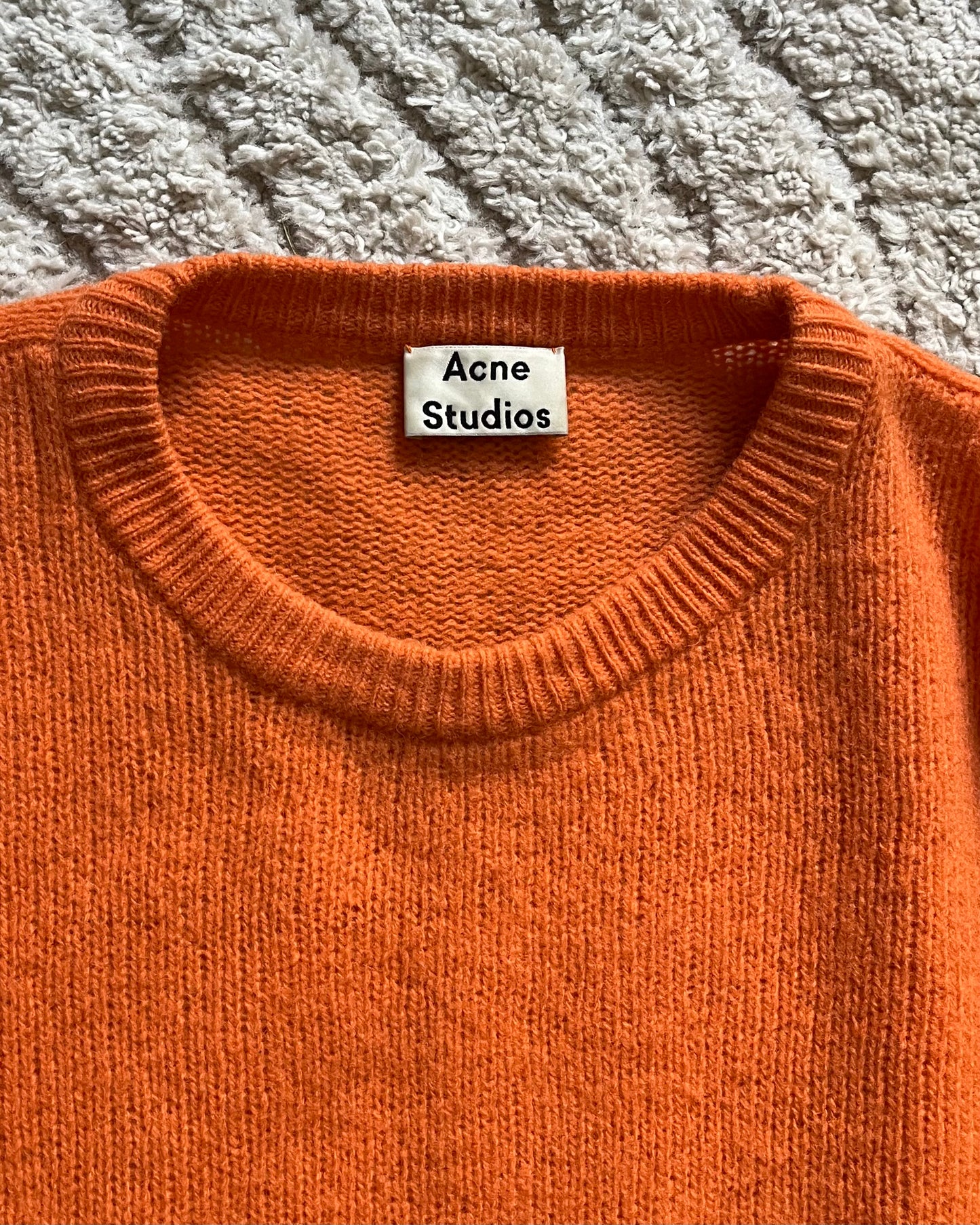 Acne studios orange sweater sale