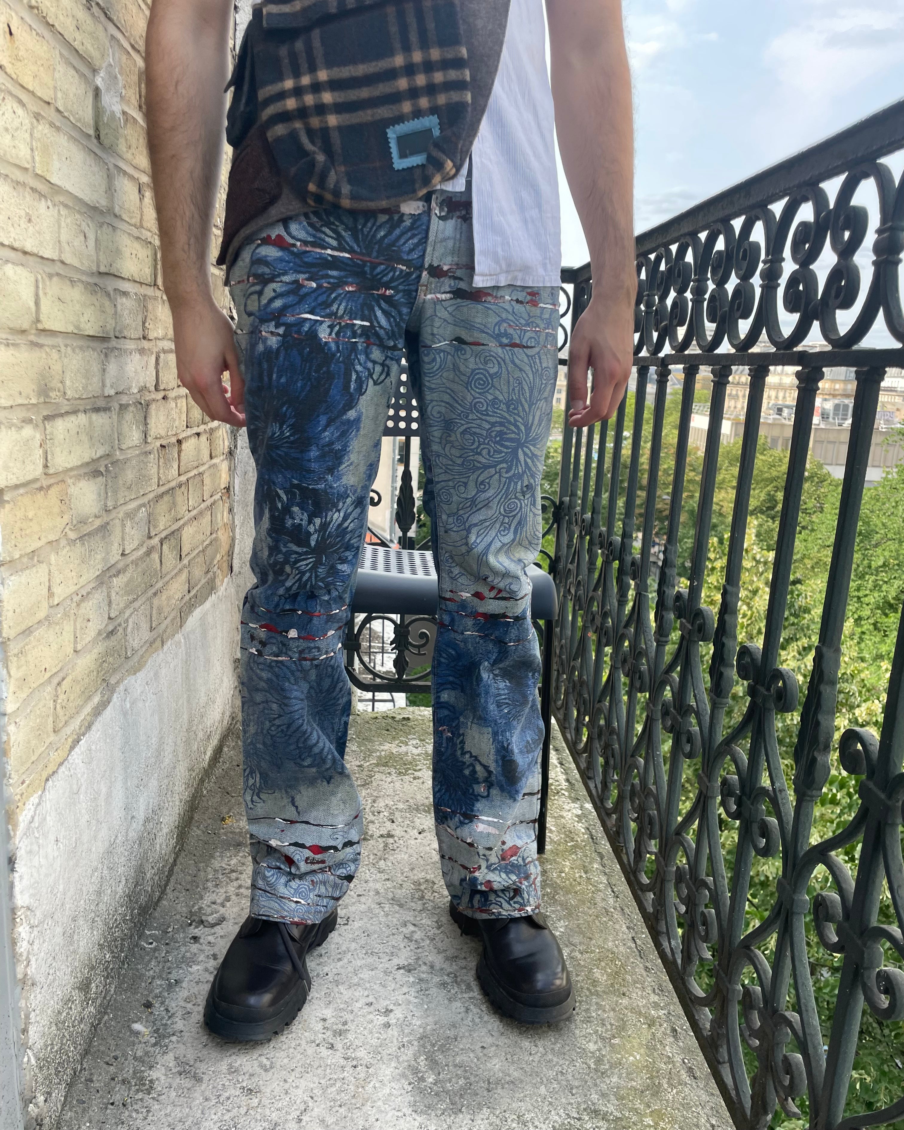 00s' Just Cavalli スカーネイチャーパンツ (M)