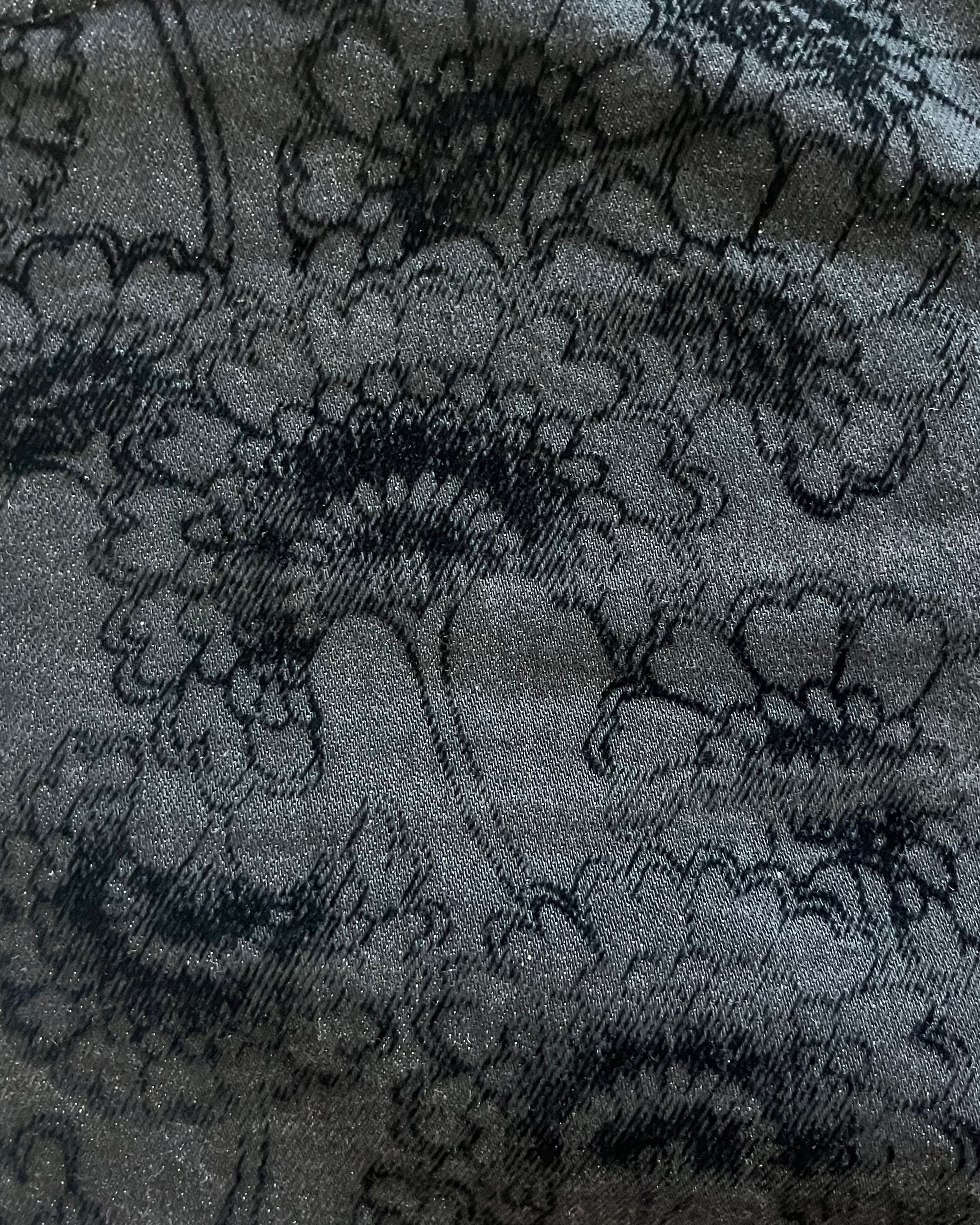 00s Just Cavalli ダークボタニカルドリームパンツ(S)