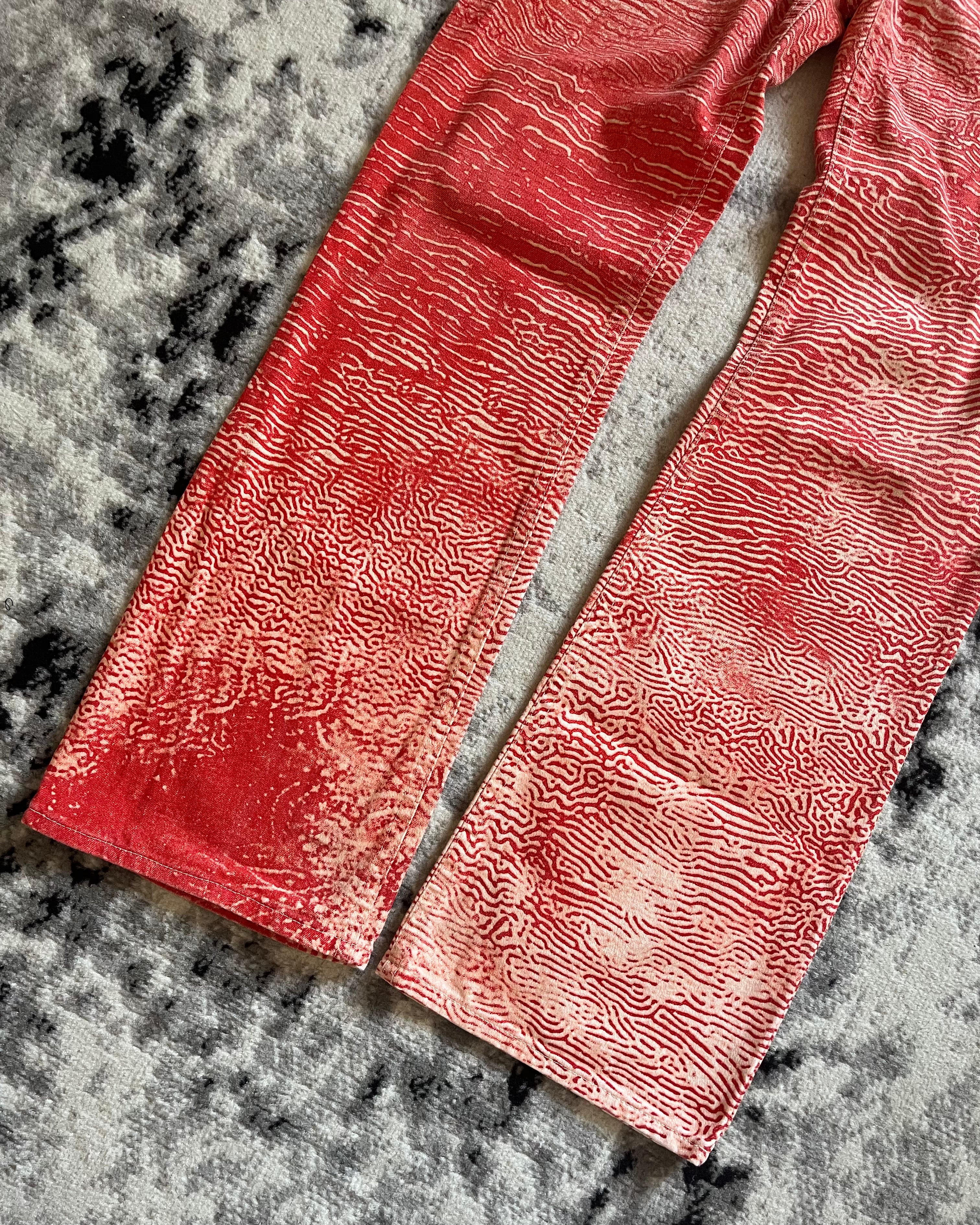 1995 Roberto Cavalli Lanificio Diform Stripes Pants