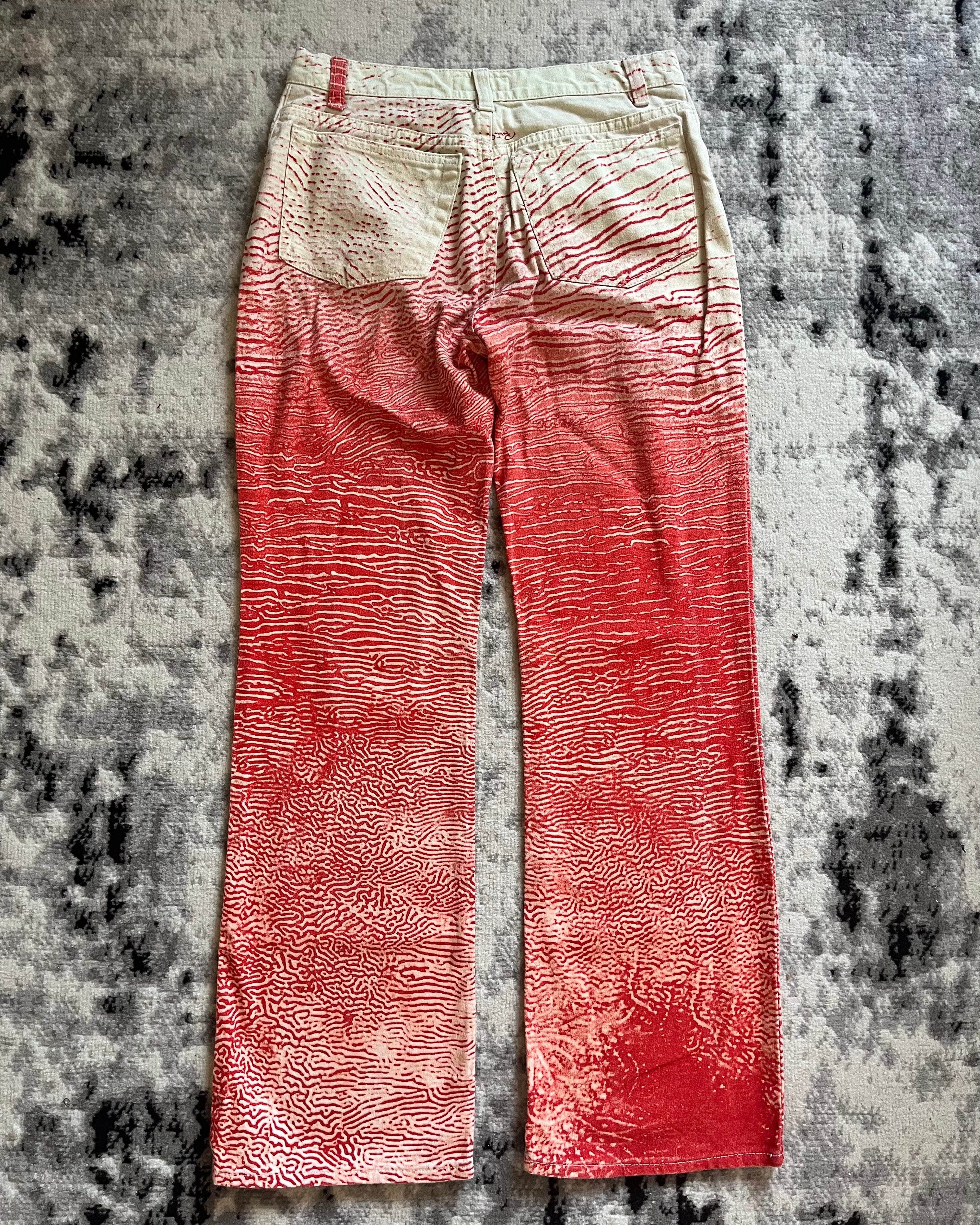 1995 Roberto Cavalli Lanificio Diform Stripes Pants