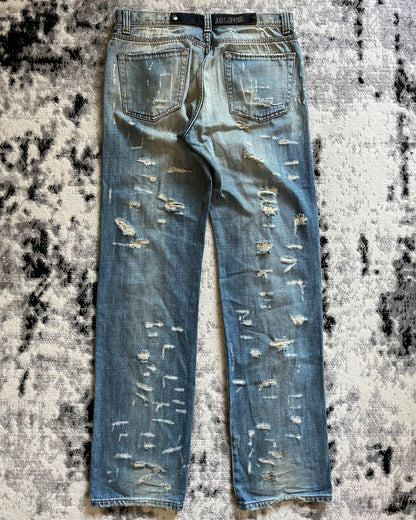 00s Just Cavalli Distressed Blue Jeans (M)