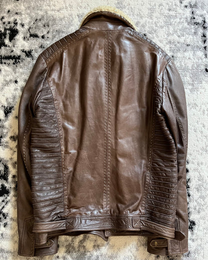 AW2005 Cavalli Sophisticated Leather Jacket (M/L)