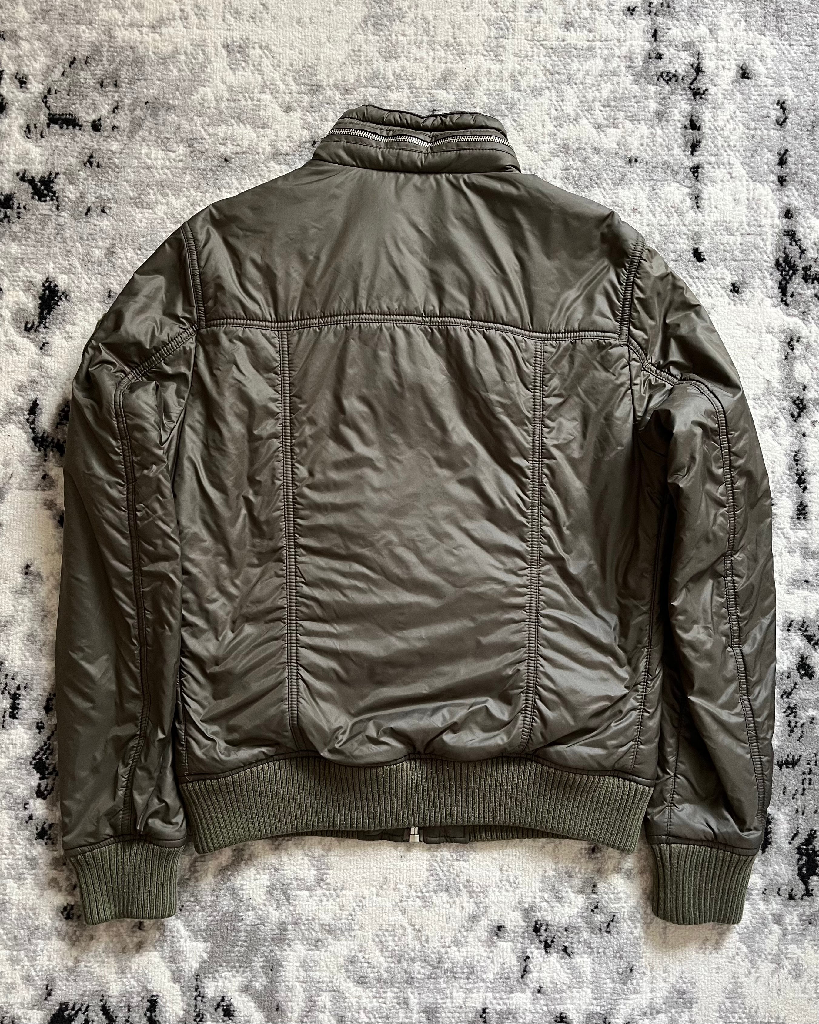 AW2003 Dolce & Gabbana Cargo Bomber Military Olive Jacket (M)