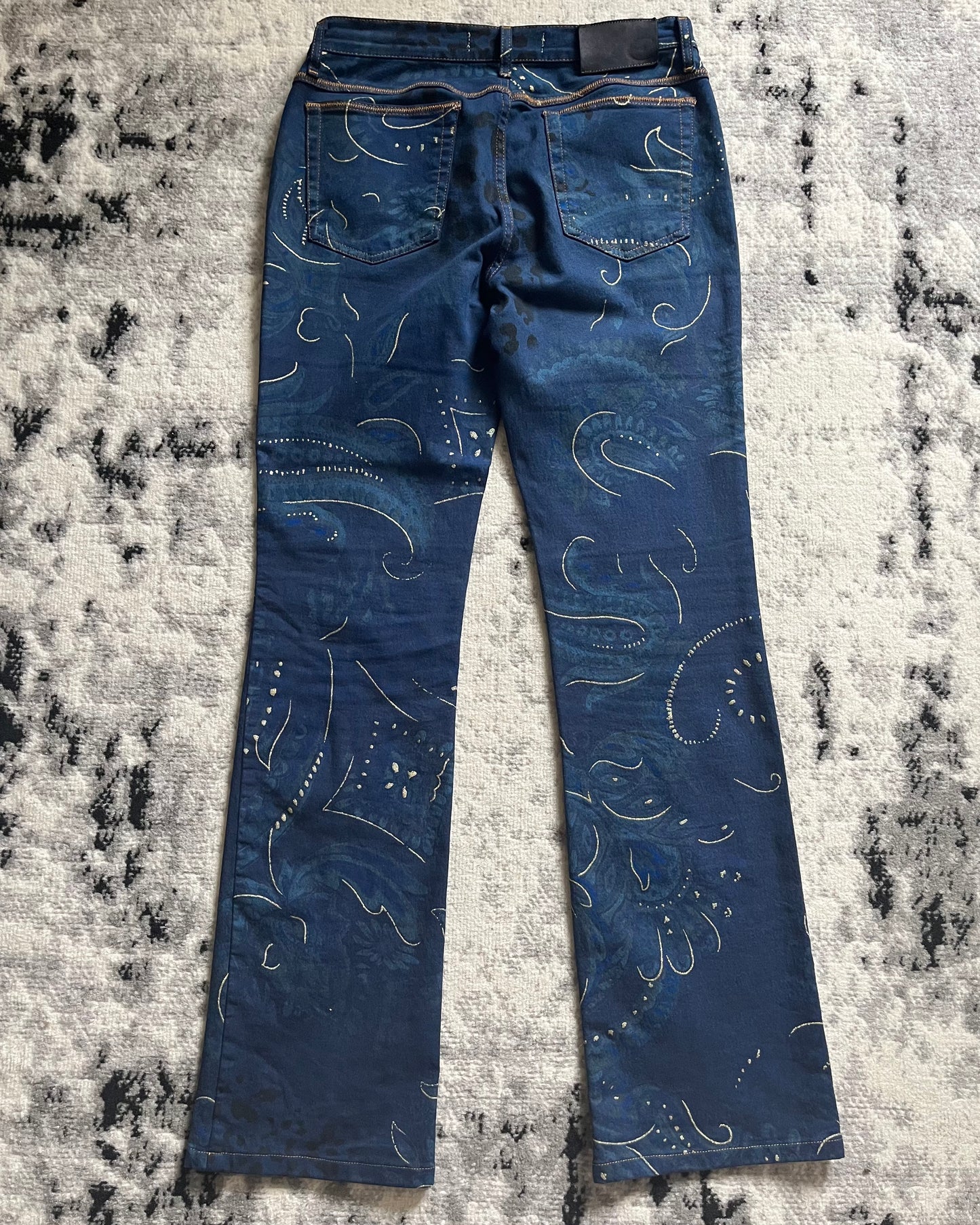 SS18 Just Cavalli 丛林别致黑豹裤 (S)