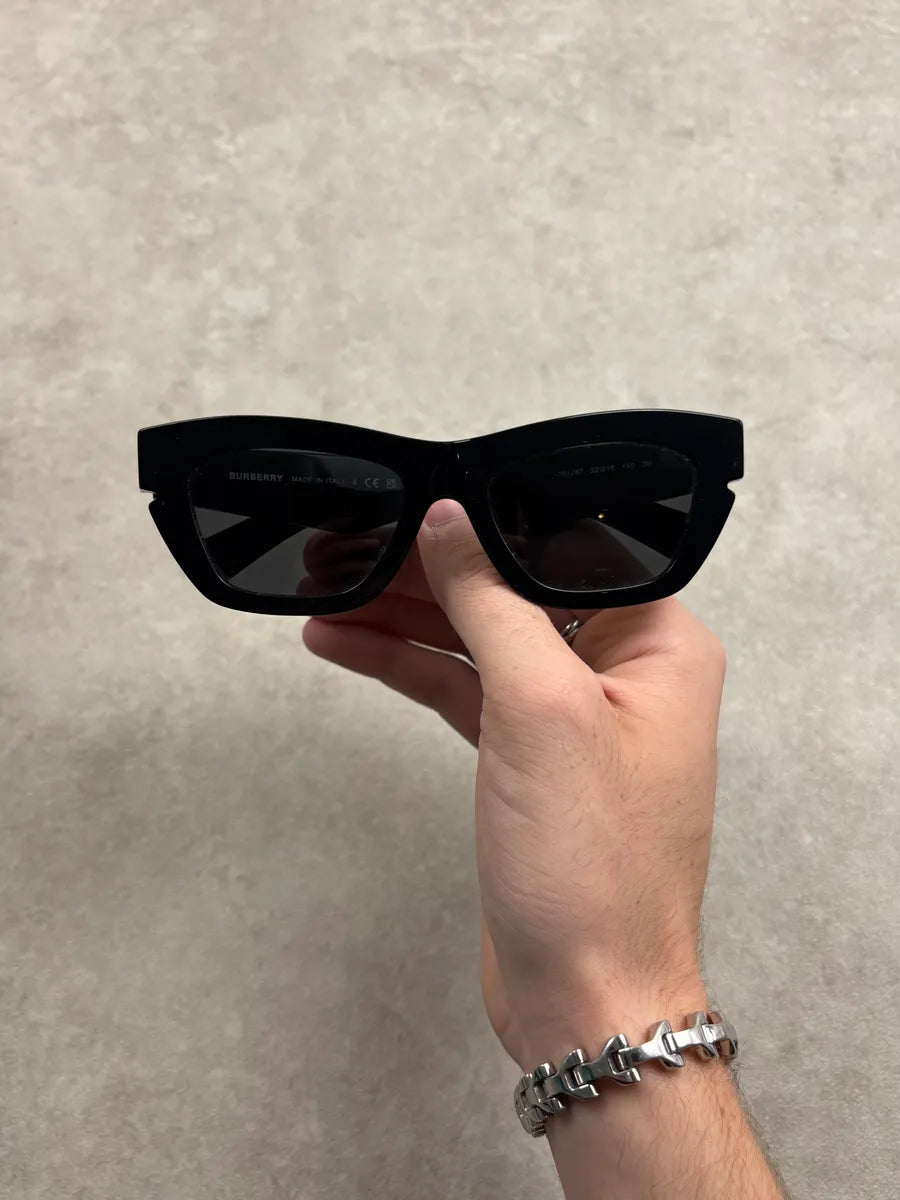 Burberry Black Acetate Logo-Detail Sunglasses HXKyfOvt 2