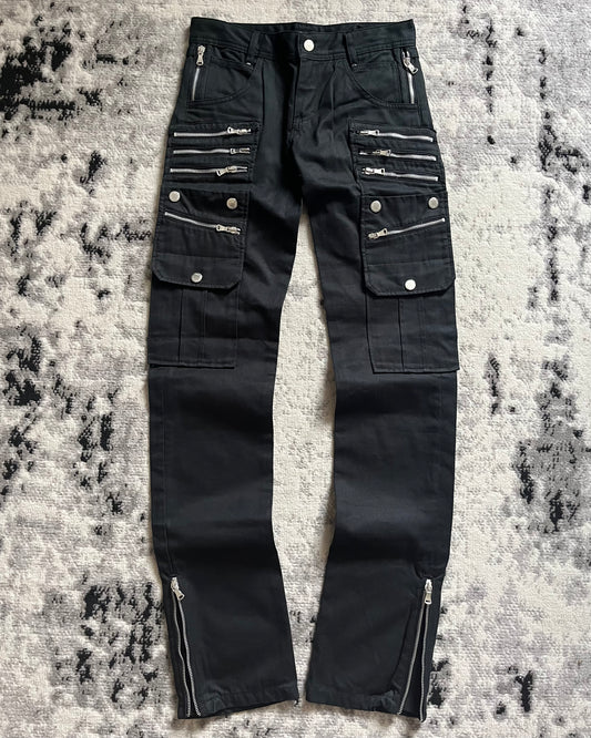 SS20 Dolce & Gabbana Zipper-Forged Black Pants (S)