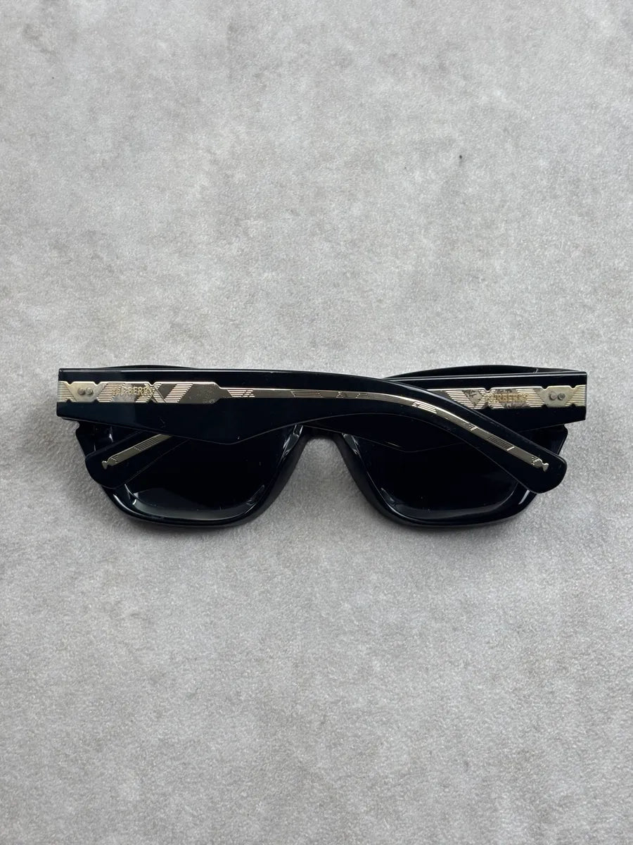 Burberry Black Acetate Logo-Detail Sunglasses HXKyfOvt 0