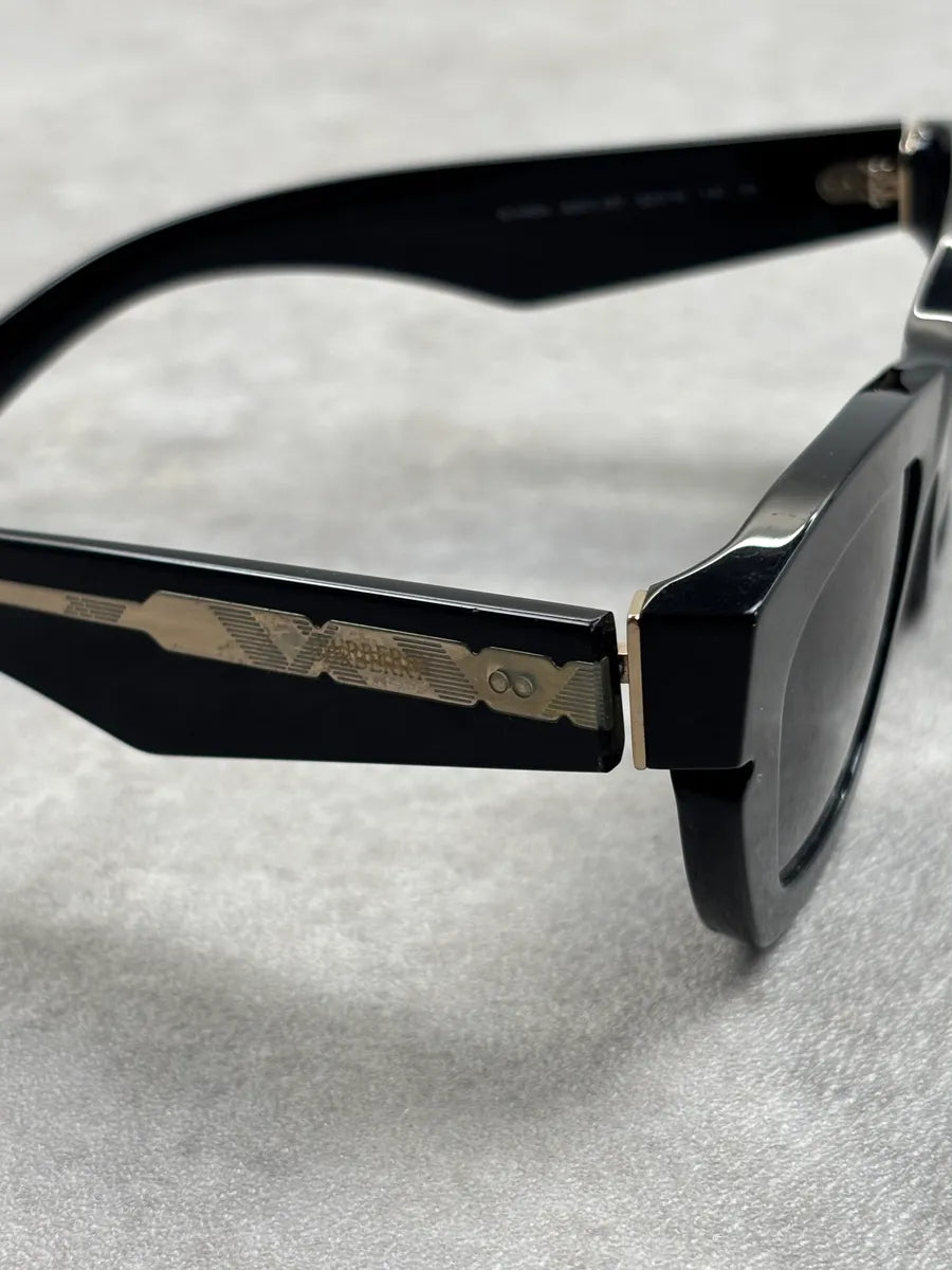 Burberry Black Acetate Logo-Detail Sunglasses HXKyfOvt 8