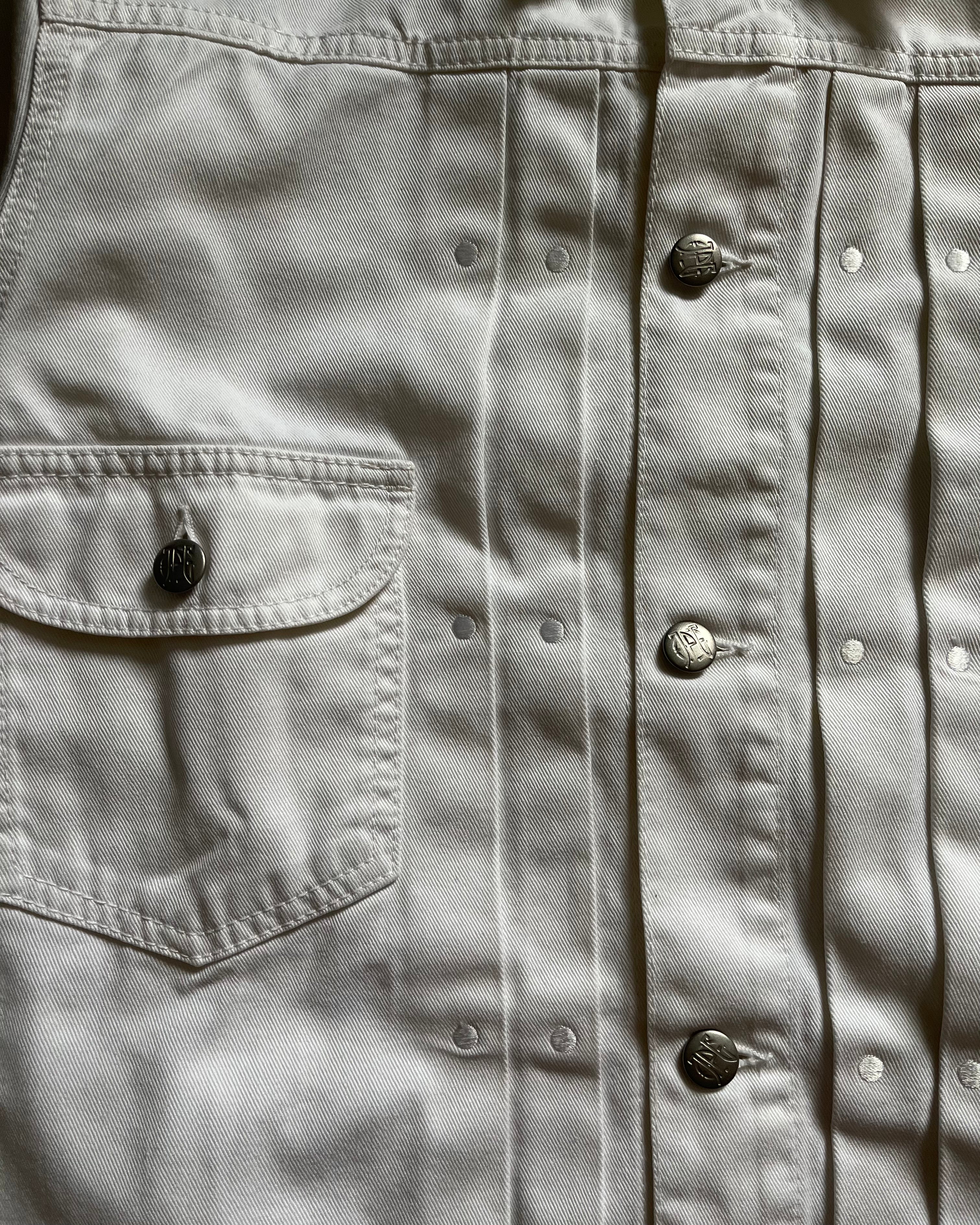 90年代 ジャンポール・ゴルチエ エセリアル アイボリー ラビリンス ジャケット (S)