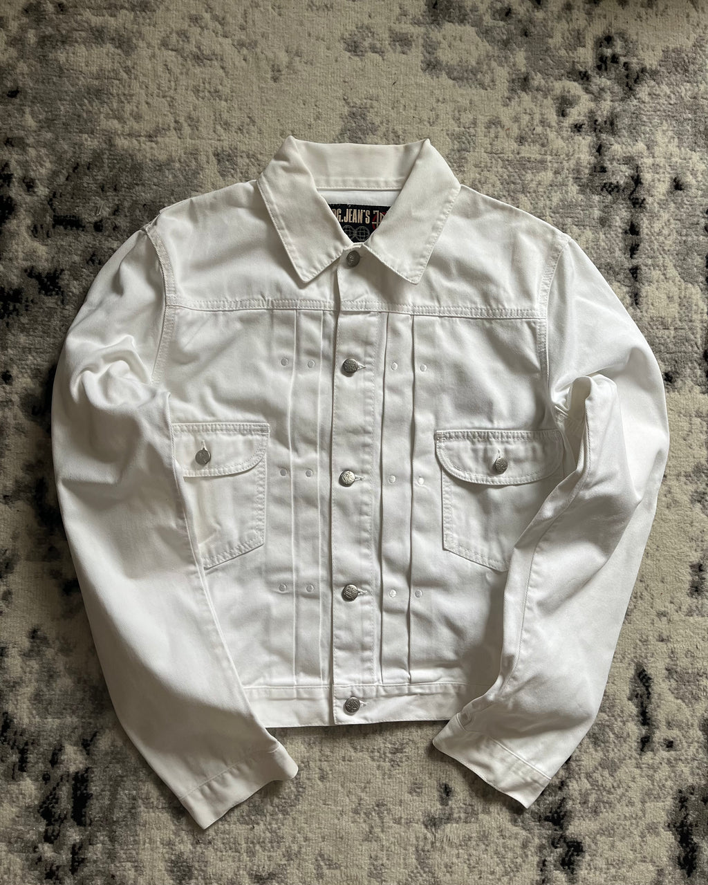 90年代 ジャンポール・ゴルチエ エセリアル アイボリー ラビリンス ジャケット (S)