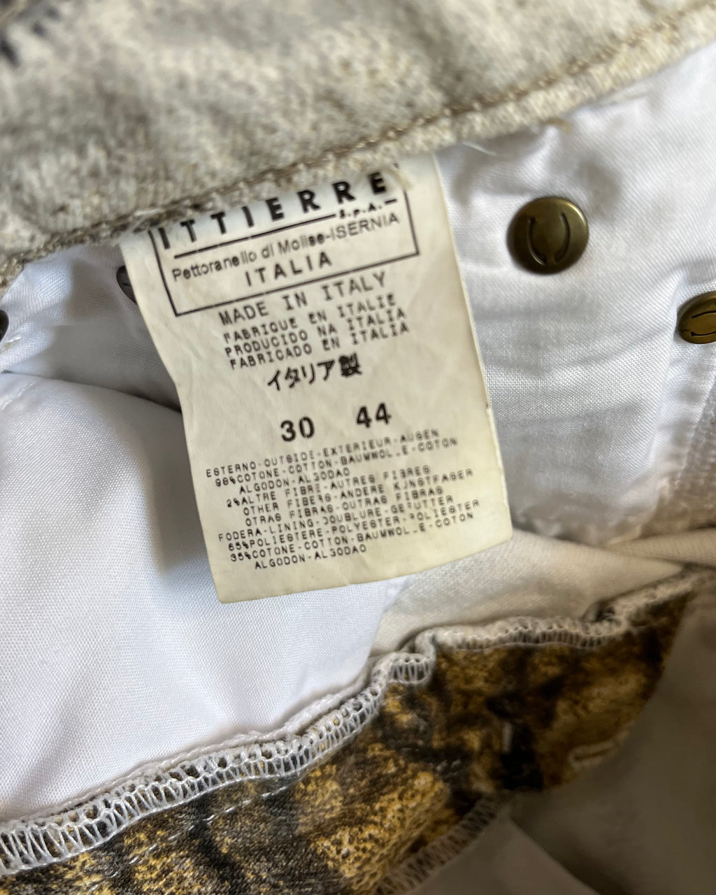 AW2005 Cavalli Zebra Hybrid Pants (S)