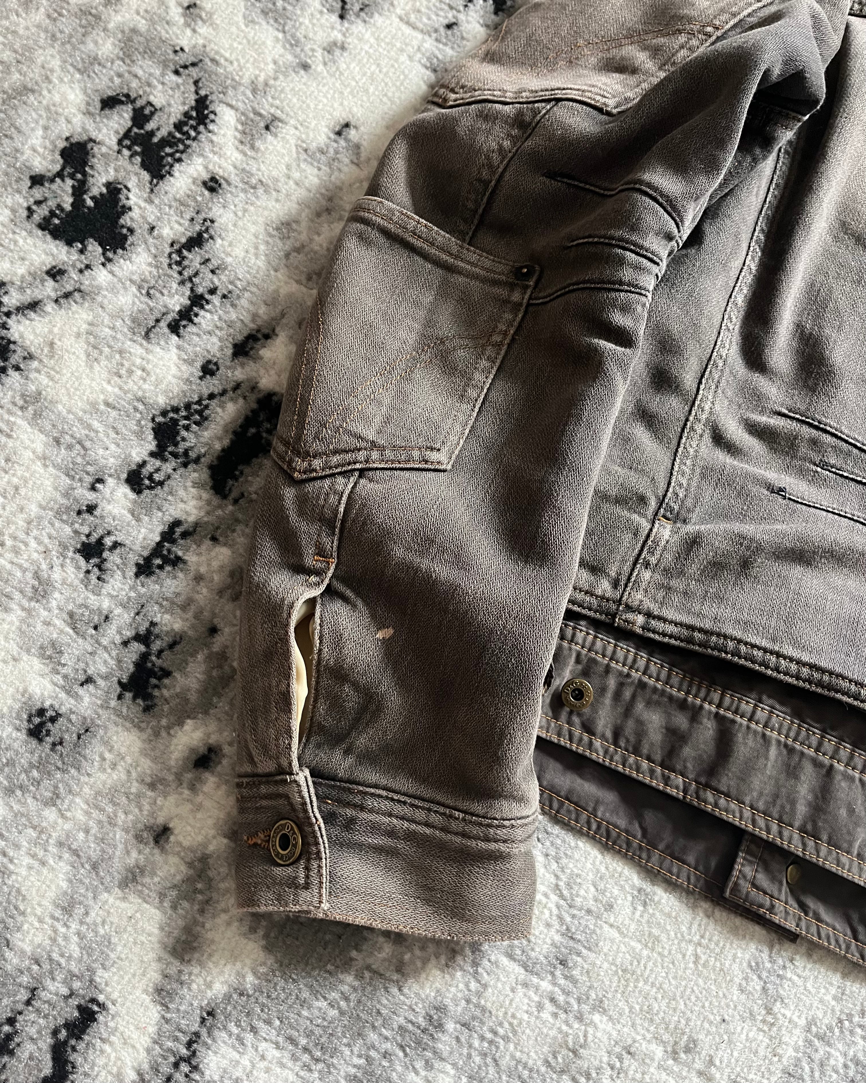 AW2003 Dolce & Gabbana Double Waisted multi Pockets Denim Jacket (S)