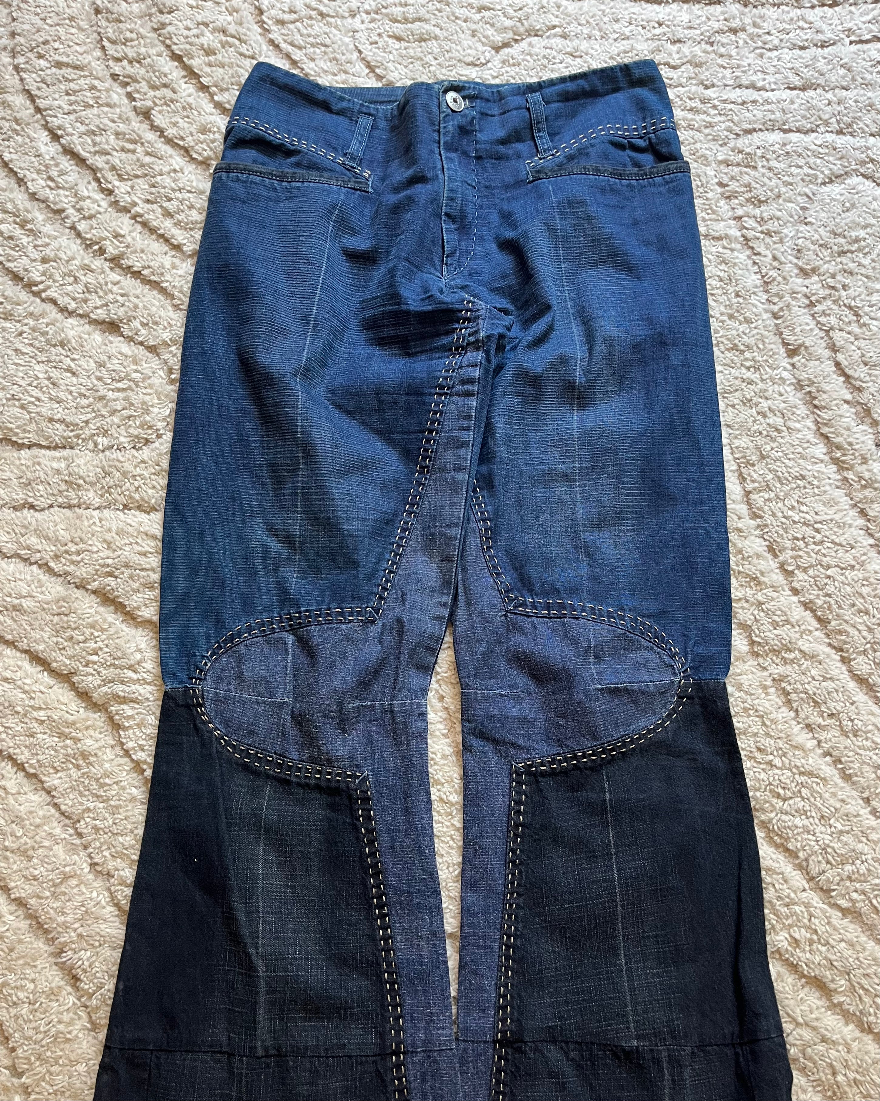 00s Marithe Francois Girbaud パッチワーク クロス ジーンズ (M) 