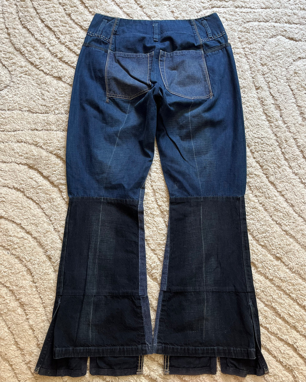 00s Marithe Francois Girbaud パッチワーク クロス ジーンズ (M) 