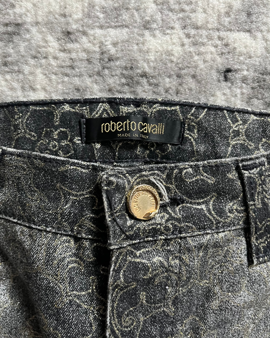 90s Roberto Cavalli Arabic Mozaic Pants (XS/S)