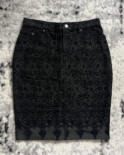 90年代 ジャンポール・ゴルチエ グラマーブラックスカート(L)