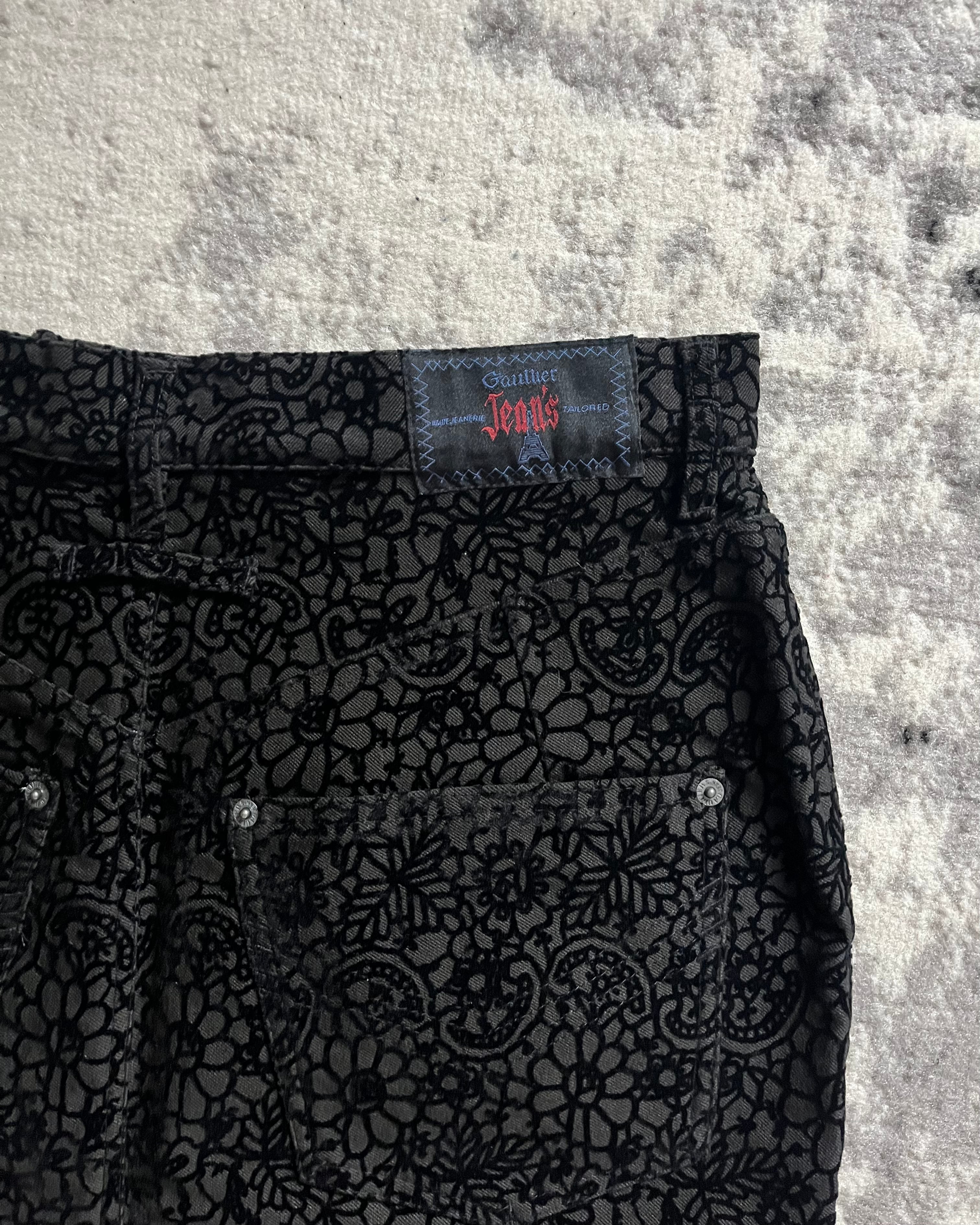 90年代 ジャンポール・ゴルチエ グラマーブラックスカート(L)