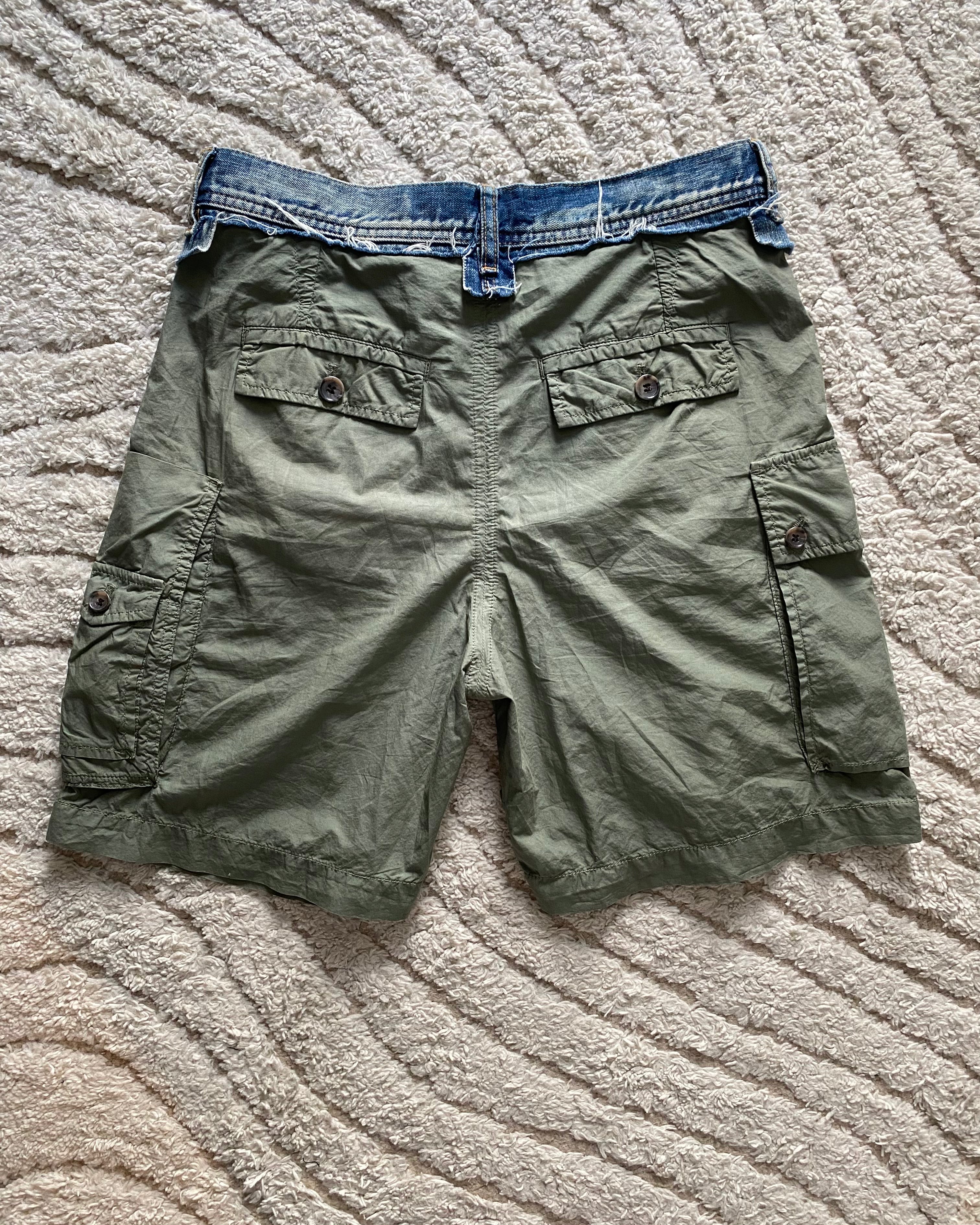 2004 ドルチェ＆ガッバーナ デニム ハイブリッド カーゴ ショート (S)