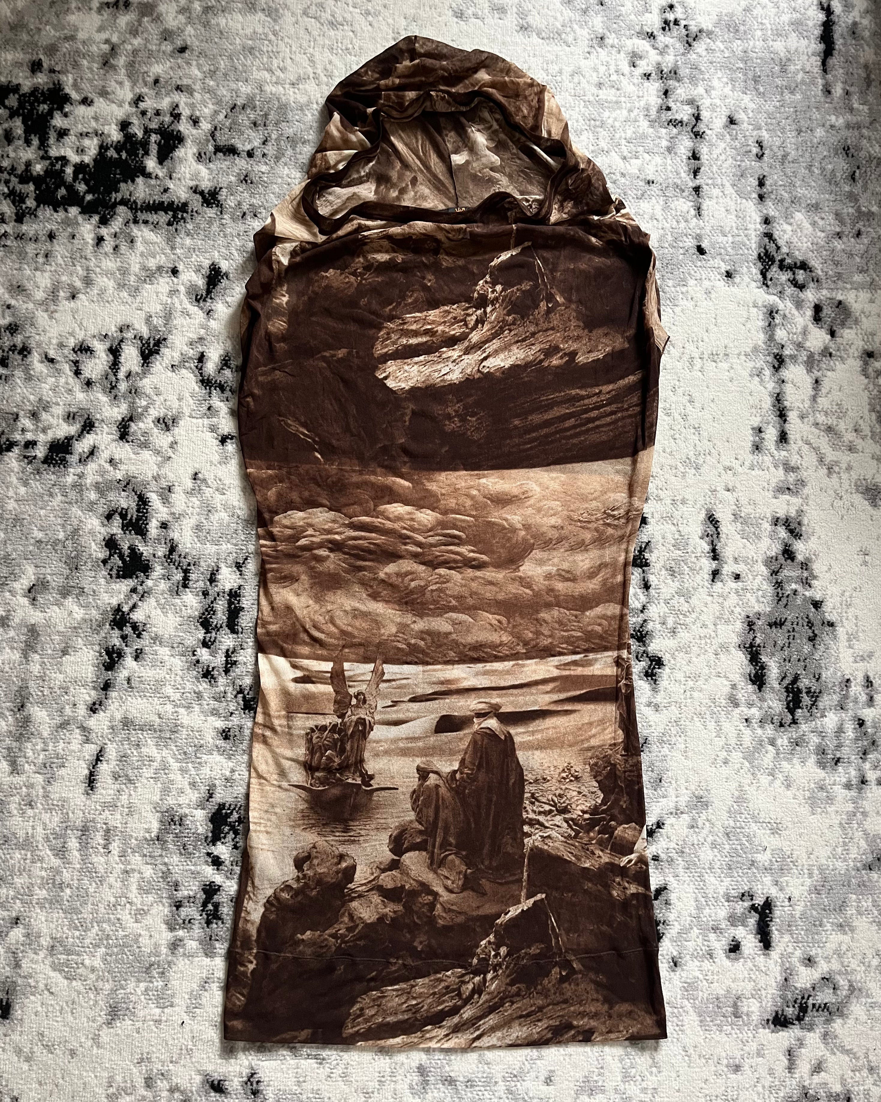 SS98 Jean Paul Gaultier 贝都因致敬连帽连衣裙 (M)