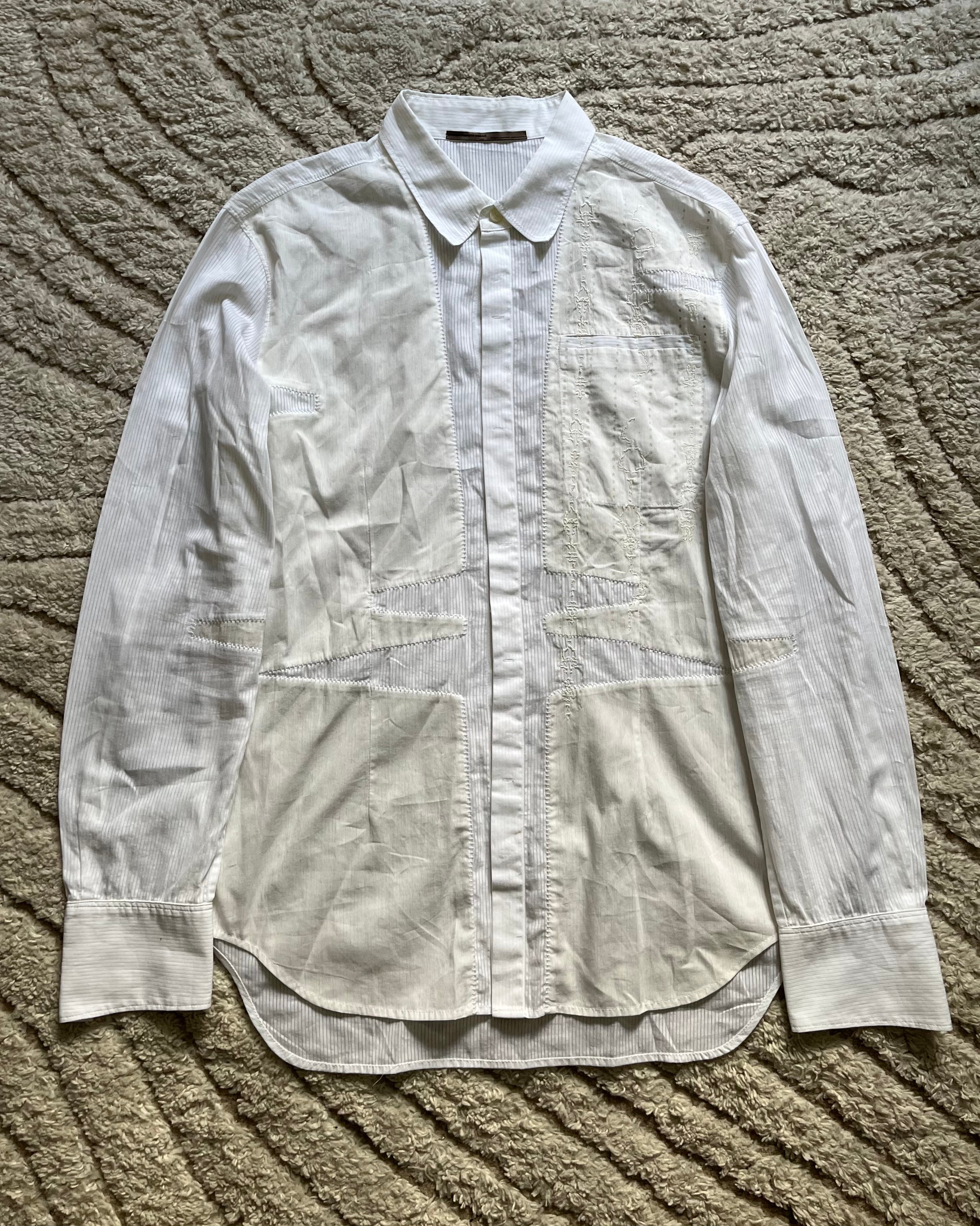 SS2007 Marithe Francois Girbaud Patchs Button Ups (M/L)